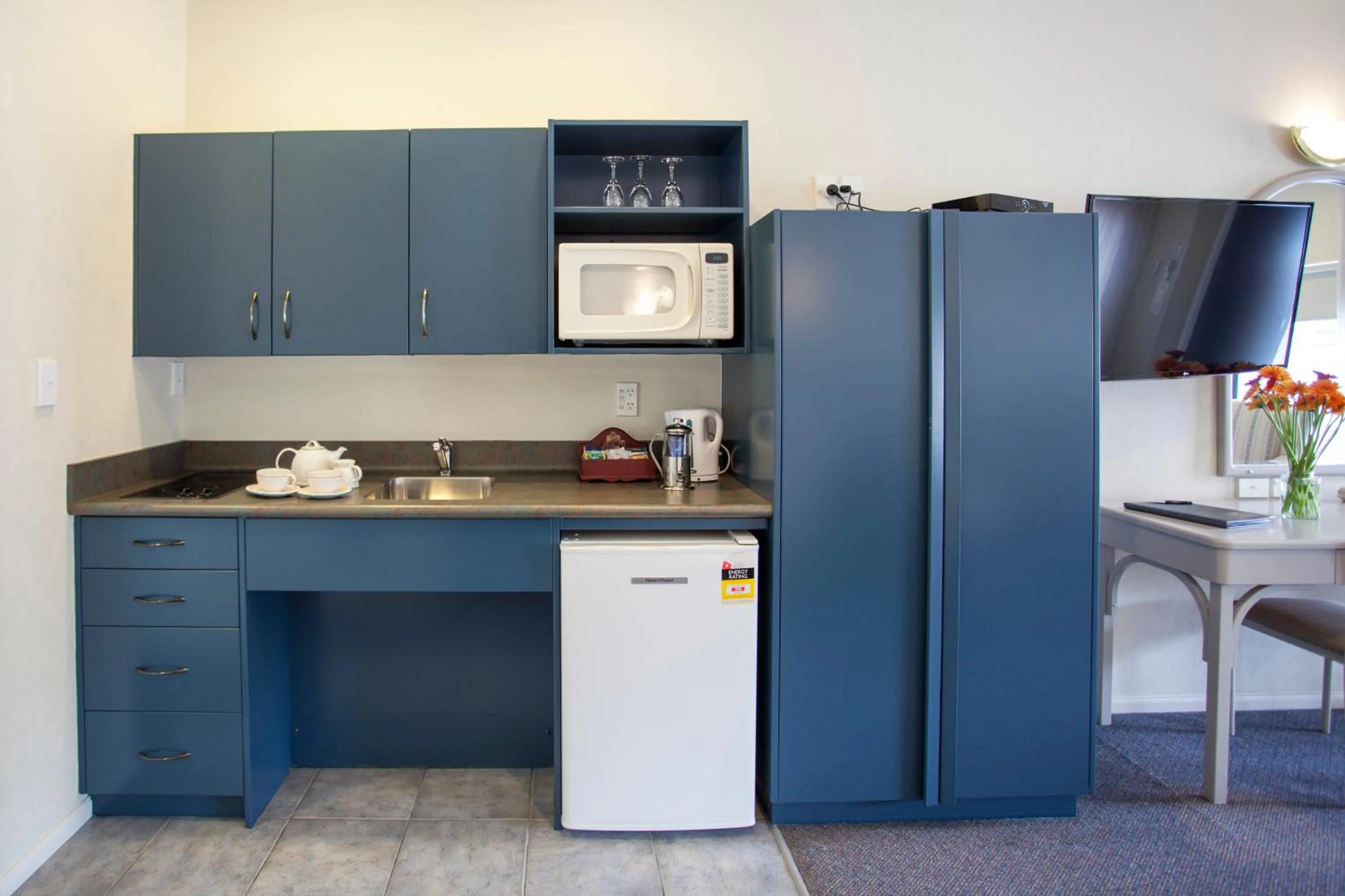 Kitchen or kitchenette in Te Mata Lodge