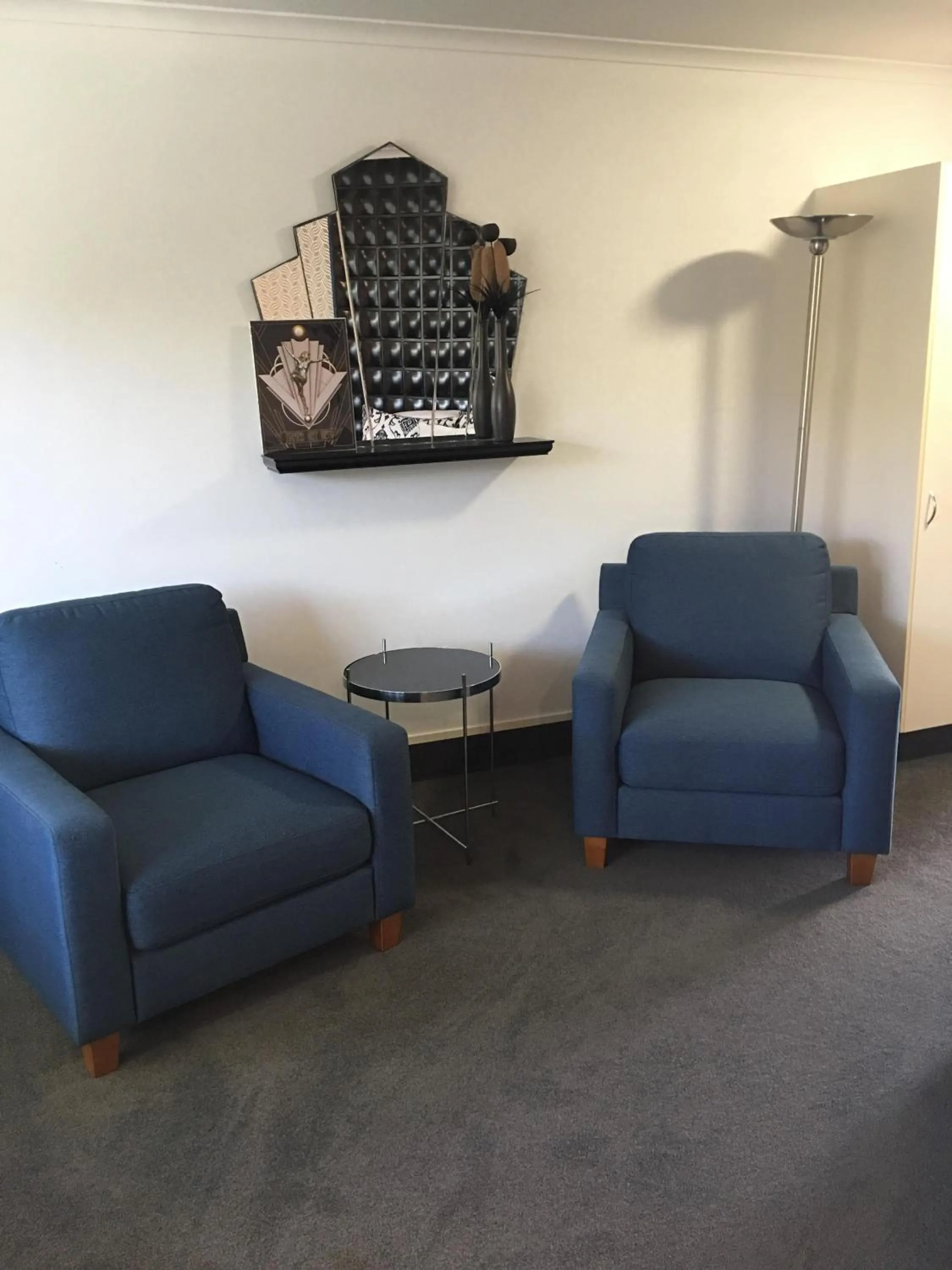 Seating area in Deco City Motor Lodge