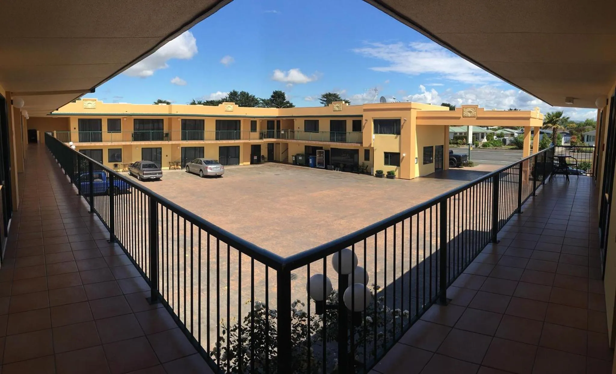 Balcony/Terrace in Deco City Motor Lodge