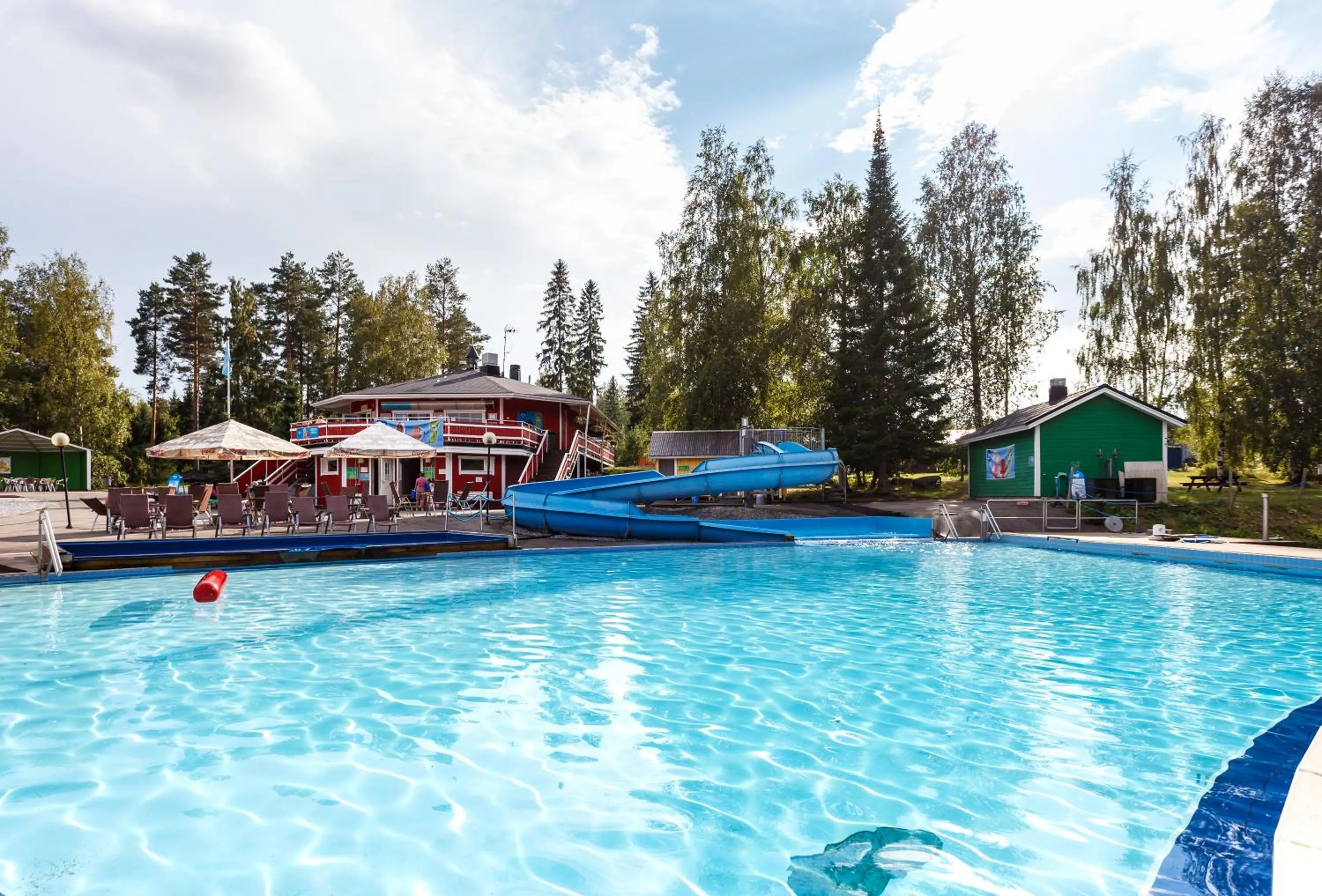 Aqua park in Punkaharju Resort