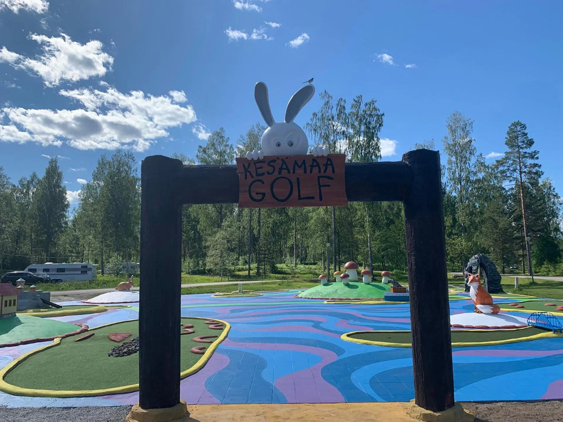 Minigolf in Punkaharju Resort