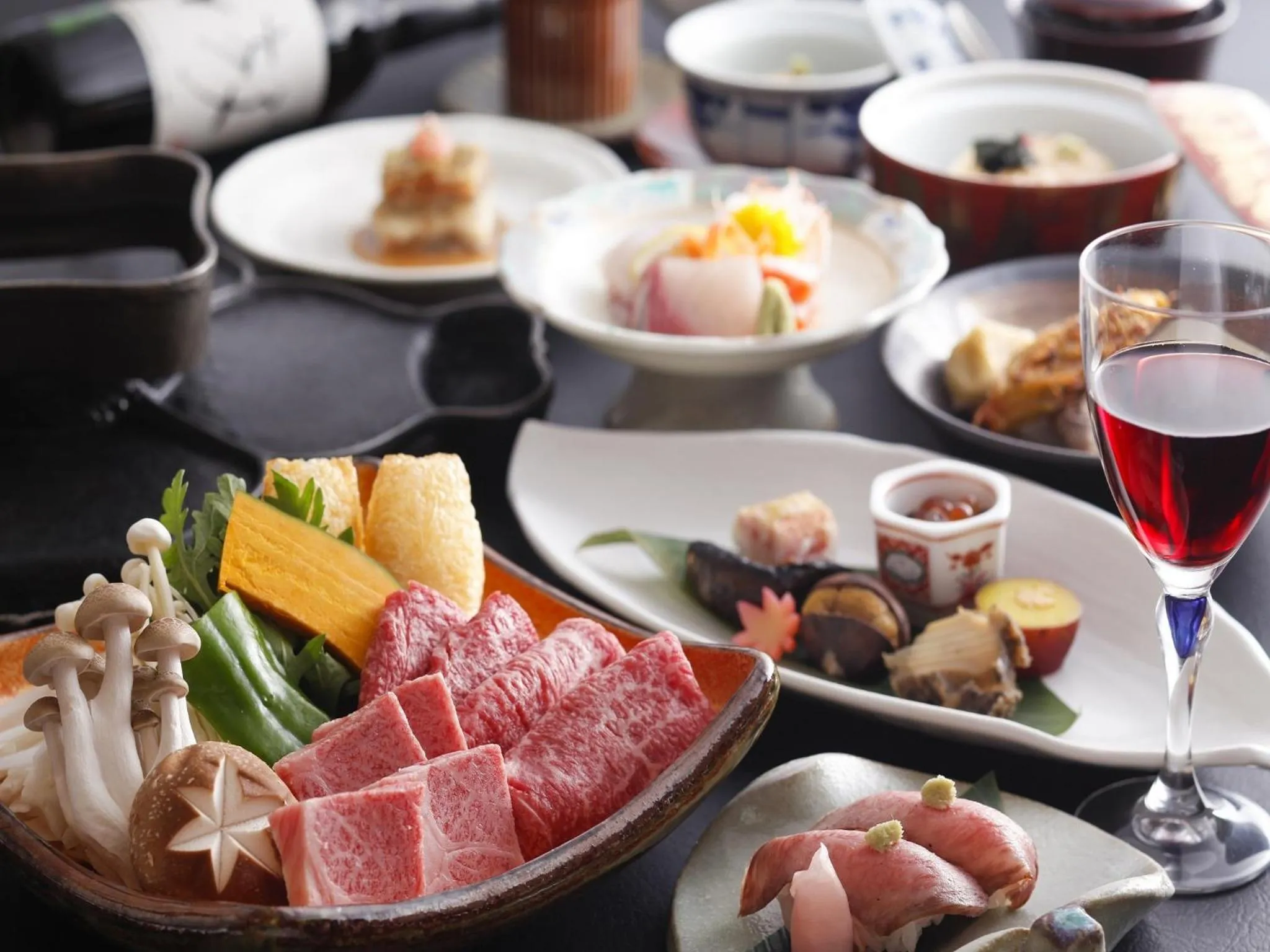 Food and drinks in Ryokan Kutsuroginoya Yuu