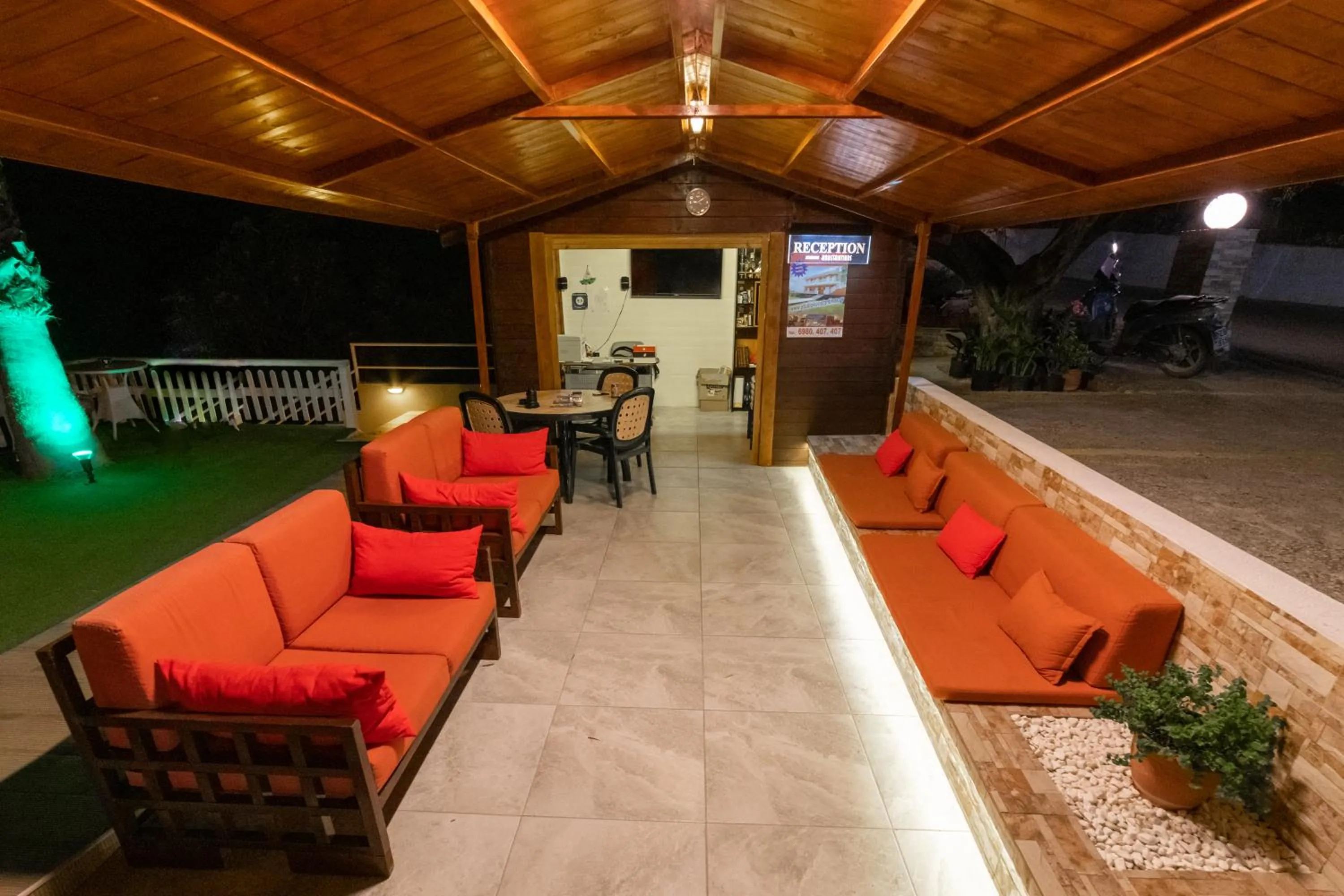 Seating area in Studio Konstantinos