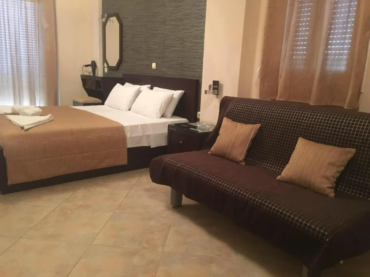 Bed in Studio Konstantinos