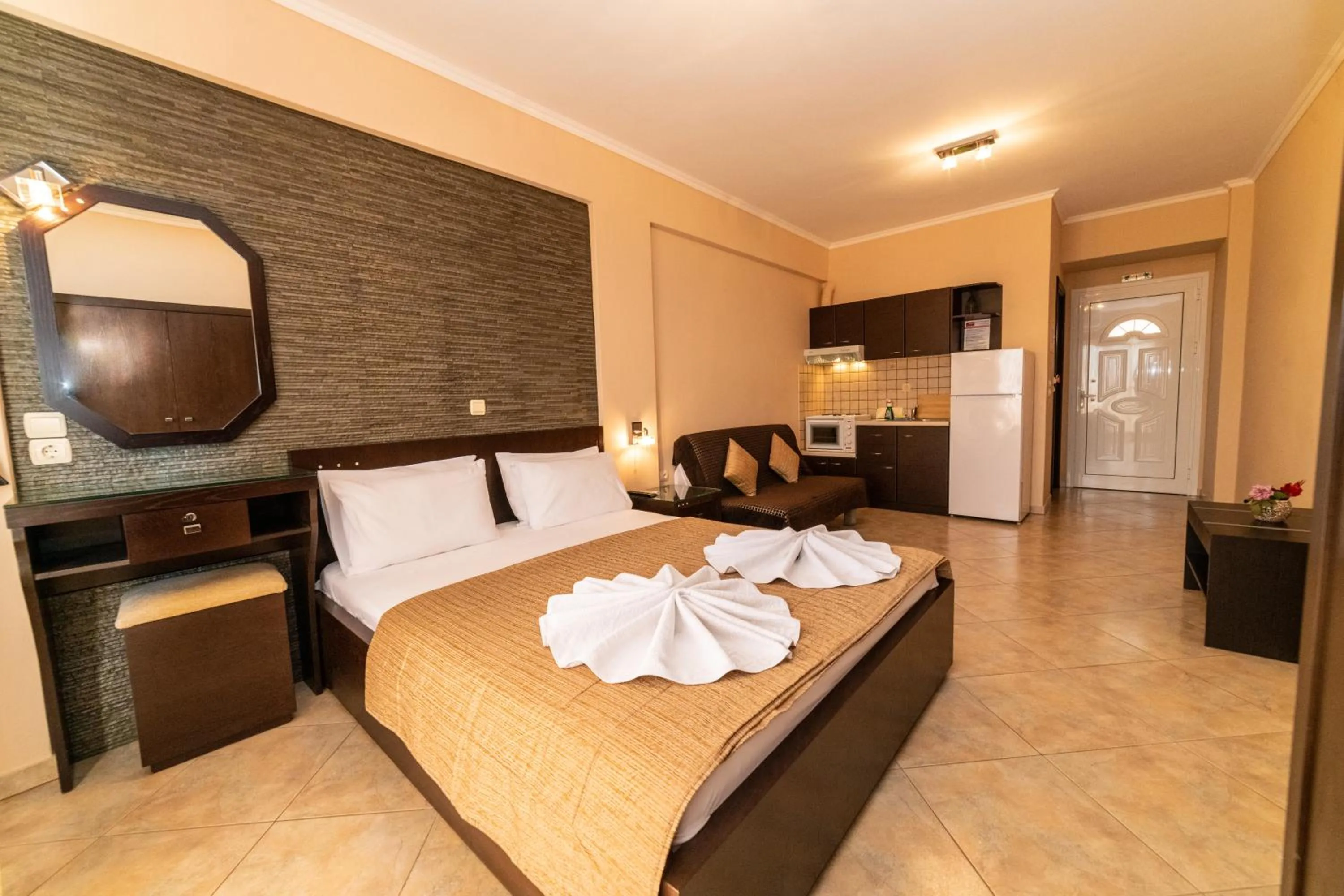 Bed in Studio Konstantinos
