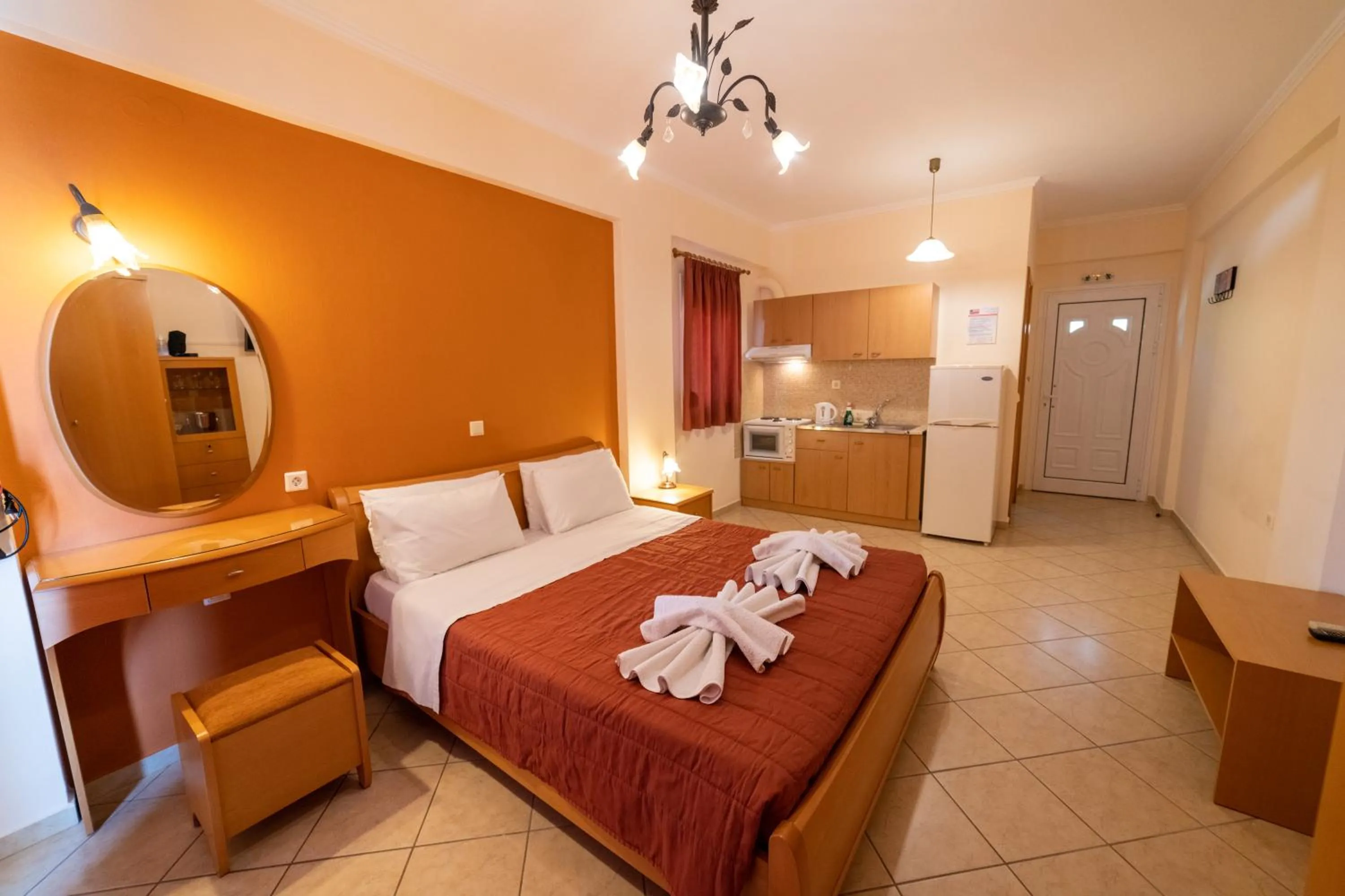 Bedroom, Bed in Studio Konstantinos