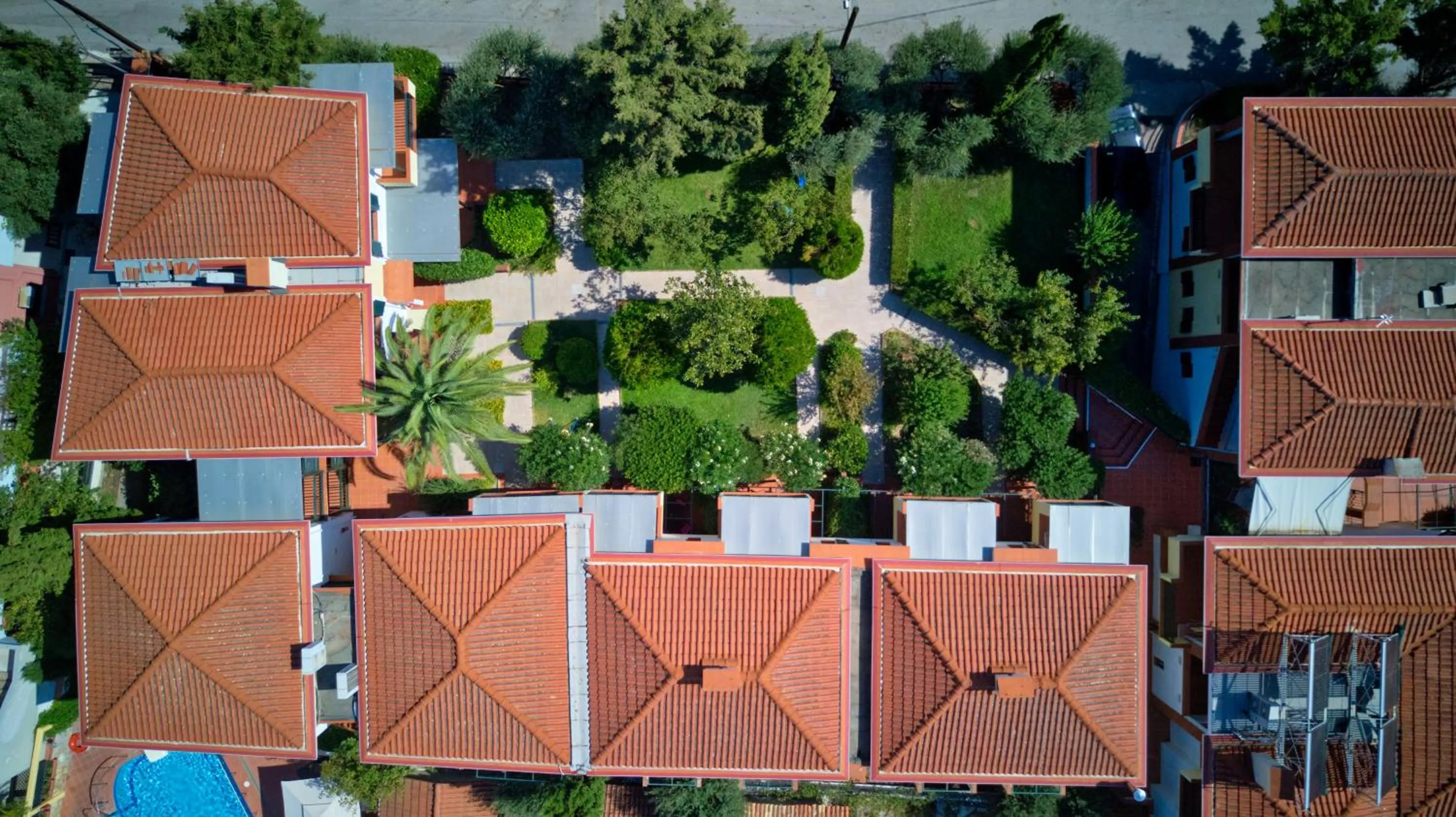 Bird's eye view in Elia Apartments