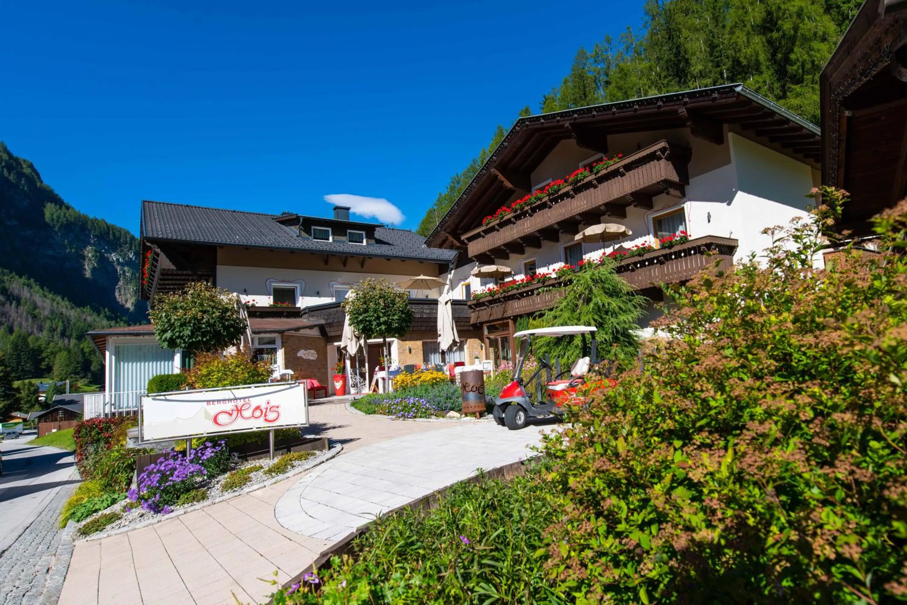 Garden in Berghotel Hois