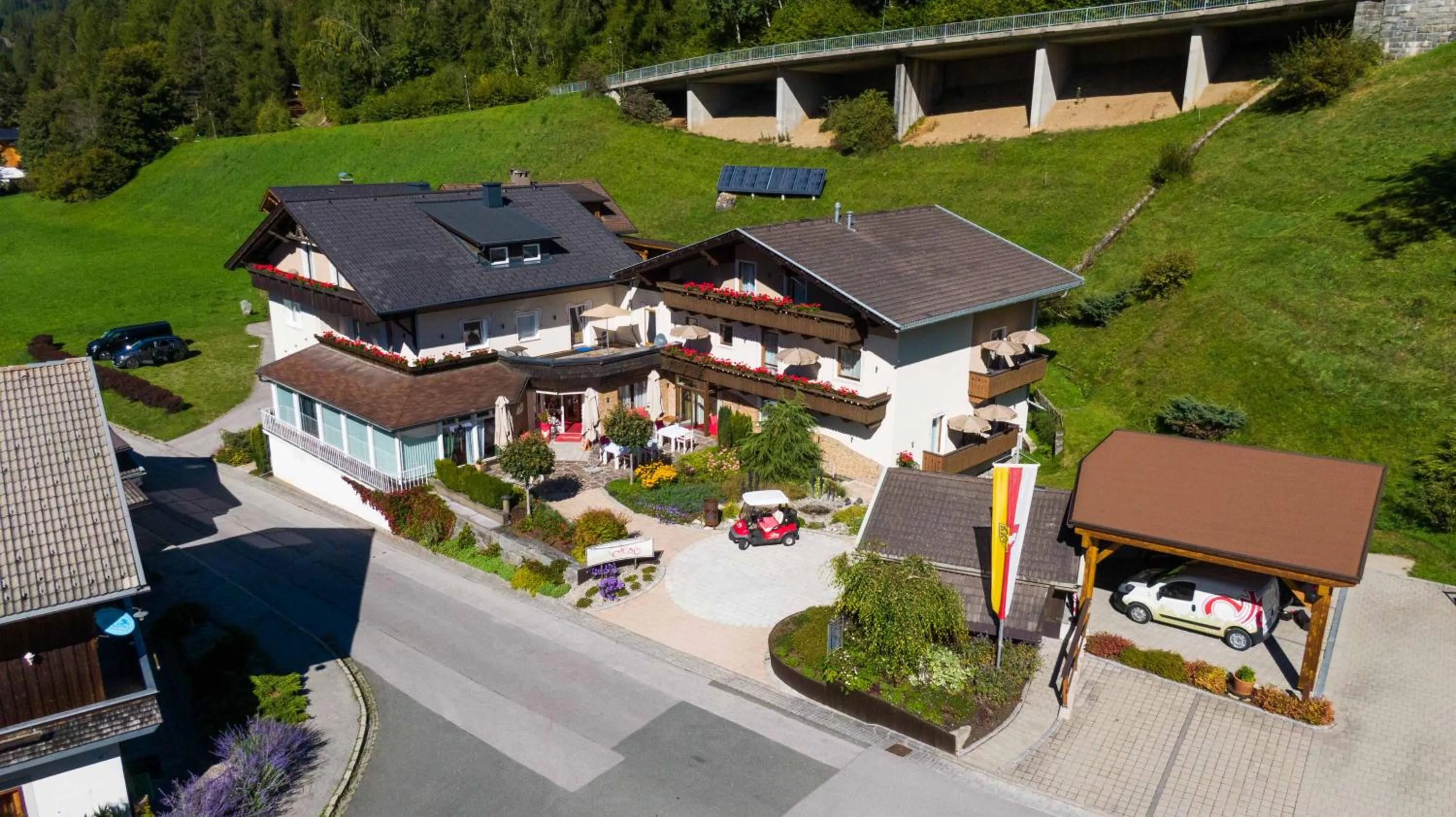 Bird's eye view in Berghotel Hois