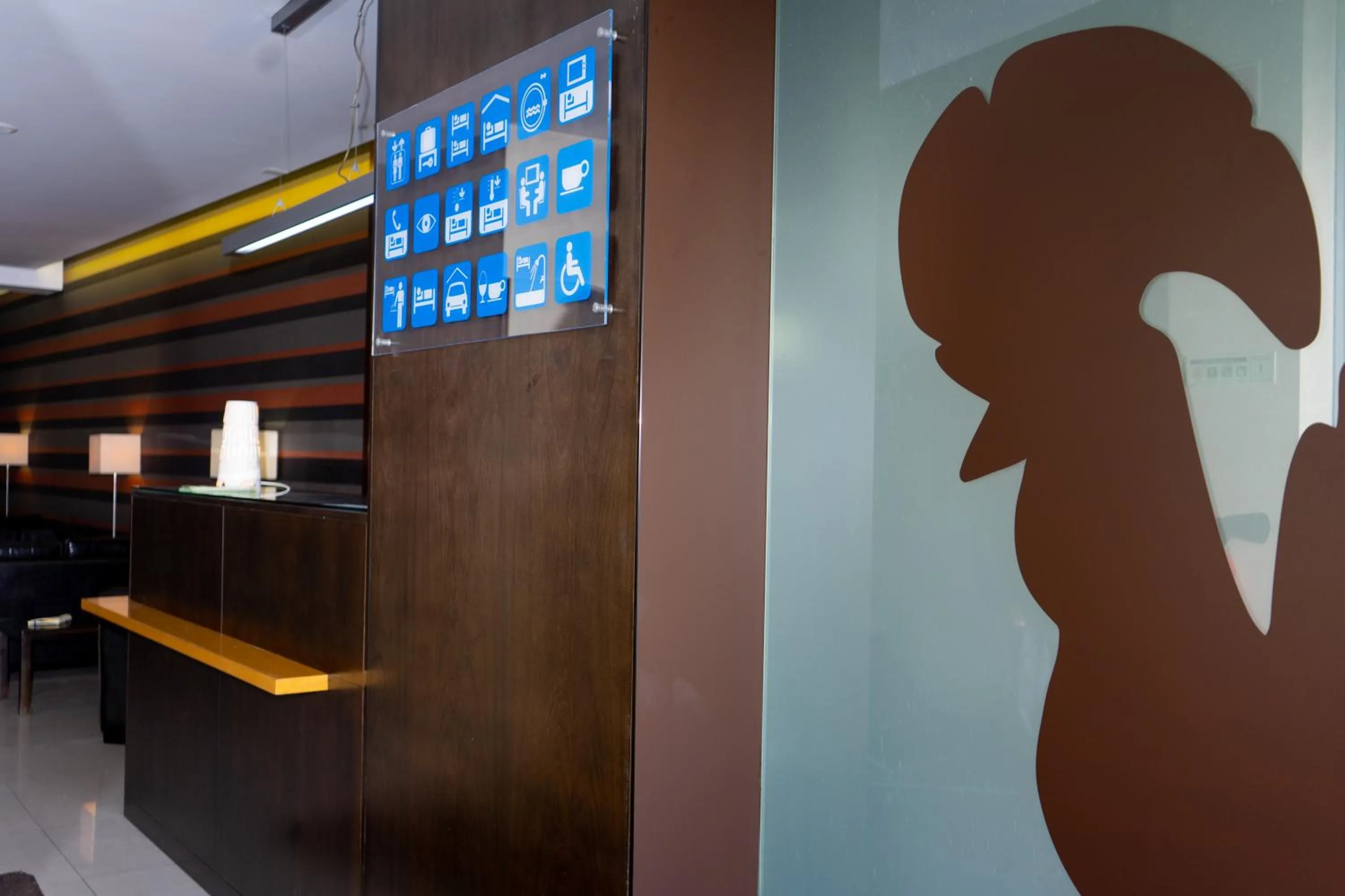 Lobby or reception in Flag Hotel Barcelos