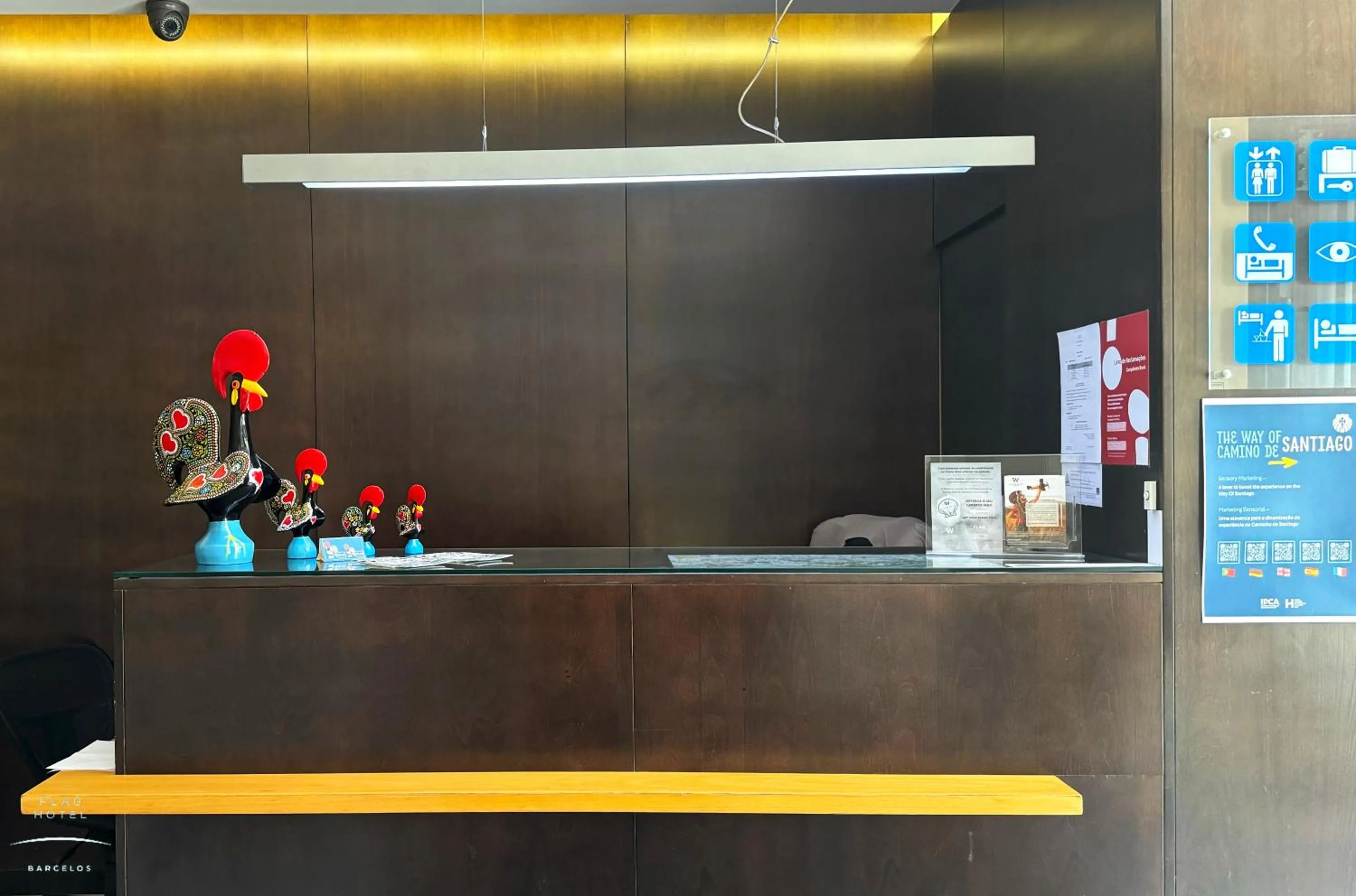 Lobby or reception in Flag Hotel Barcelos