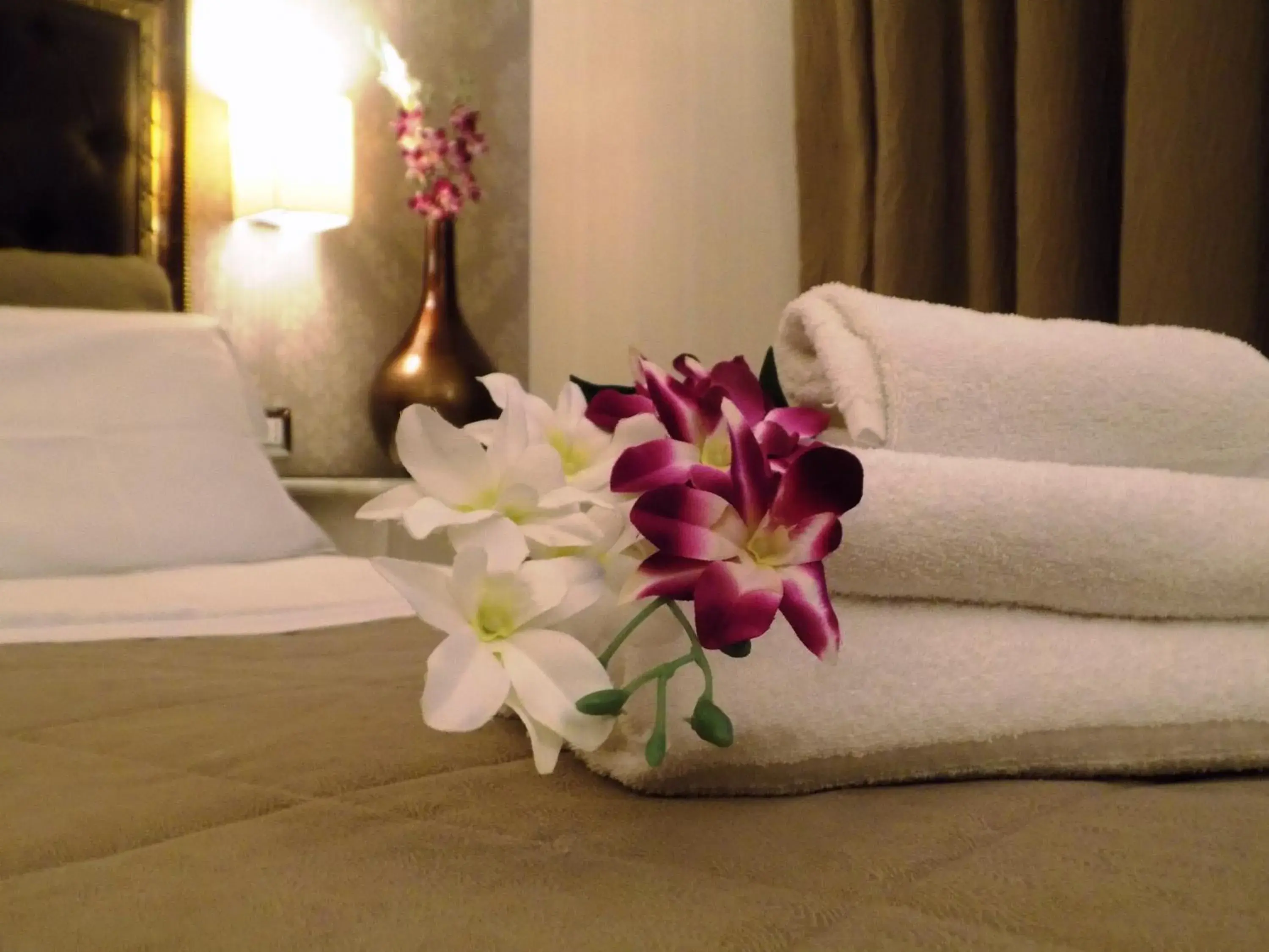 Bed in Hotel Residence Villa Del Mare Bed in Hotel Residence Villa Del Mare