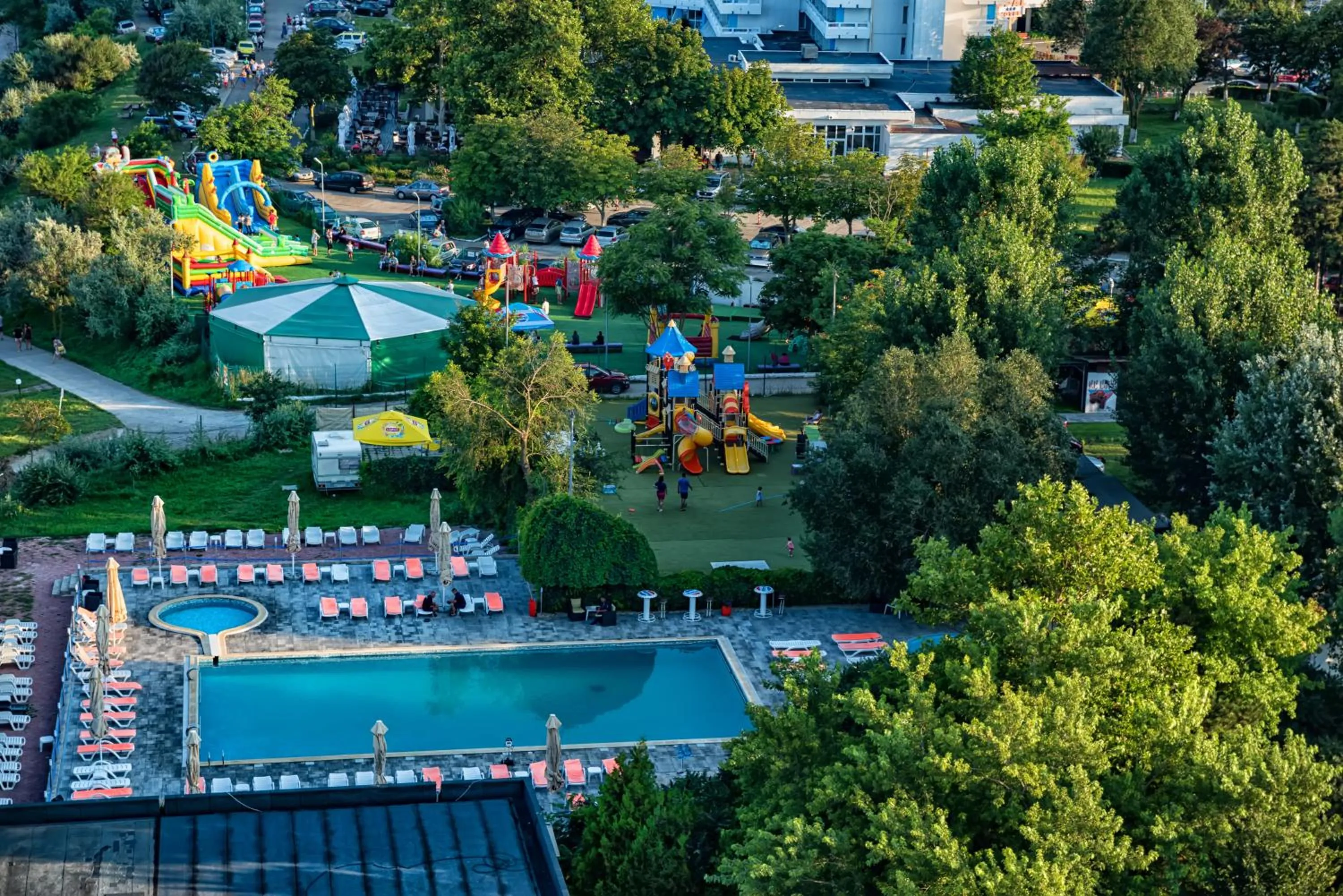 Bird's eye view in Hotel Capitol