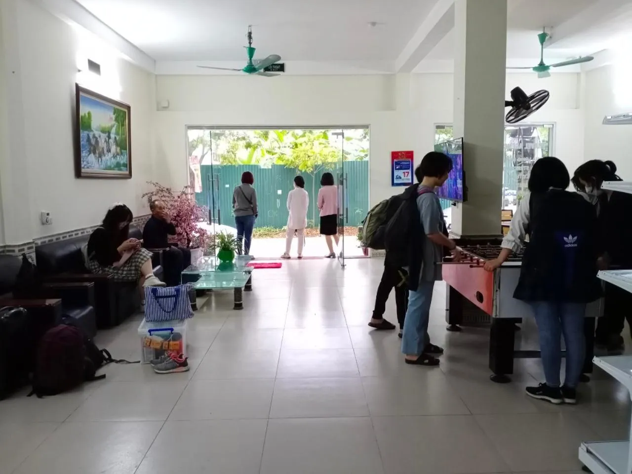 Lobby or reception in Coffe House Homestay