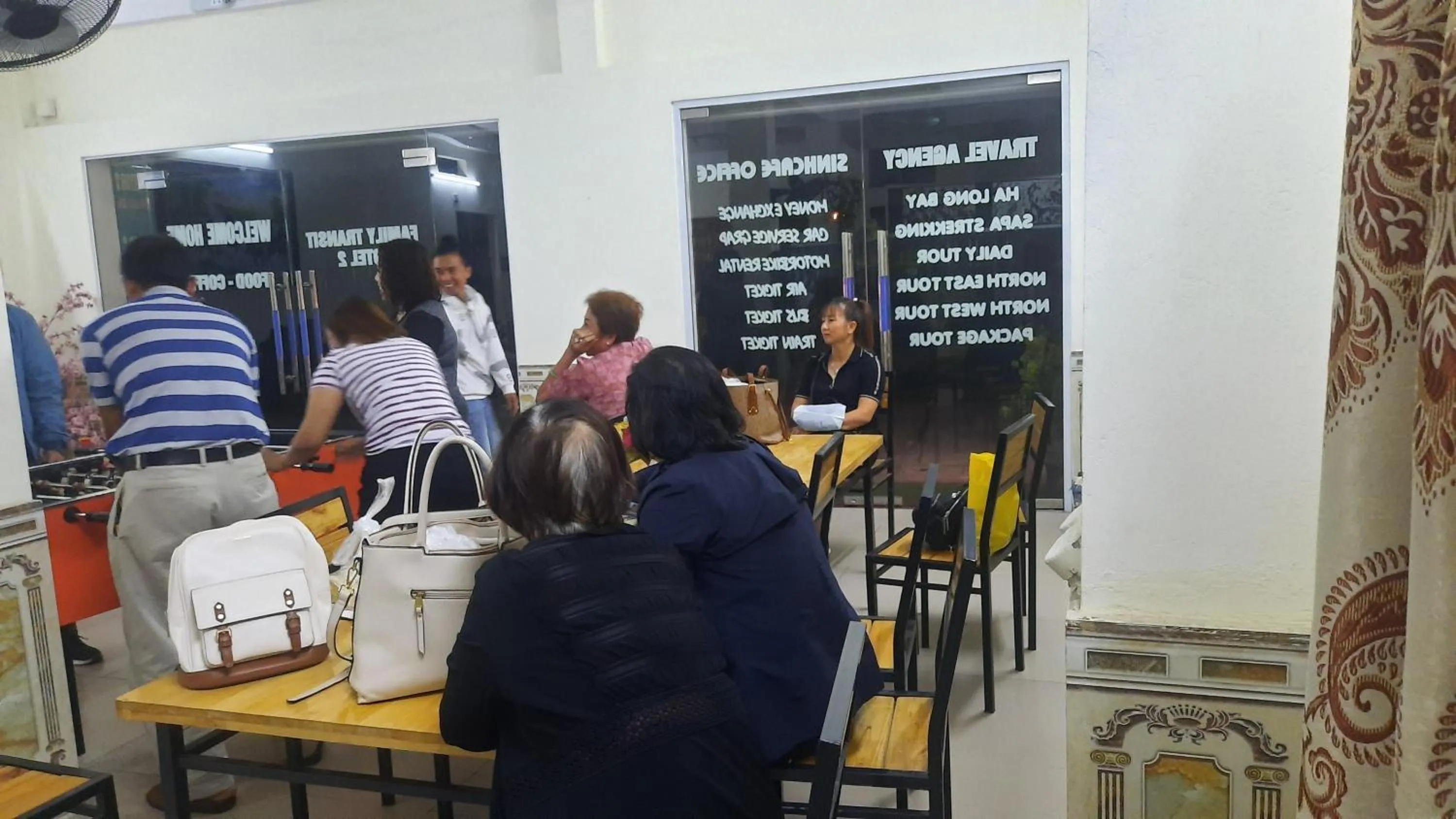 Seating area in Coffe House Homestay