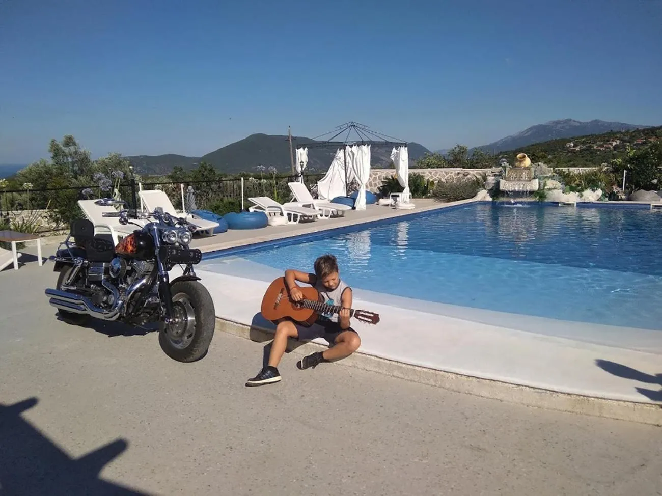 Swimming pool in Luštica Apartments