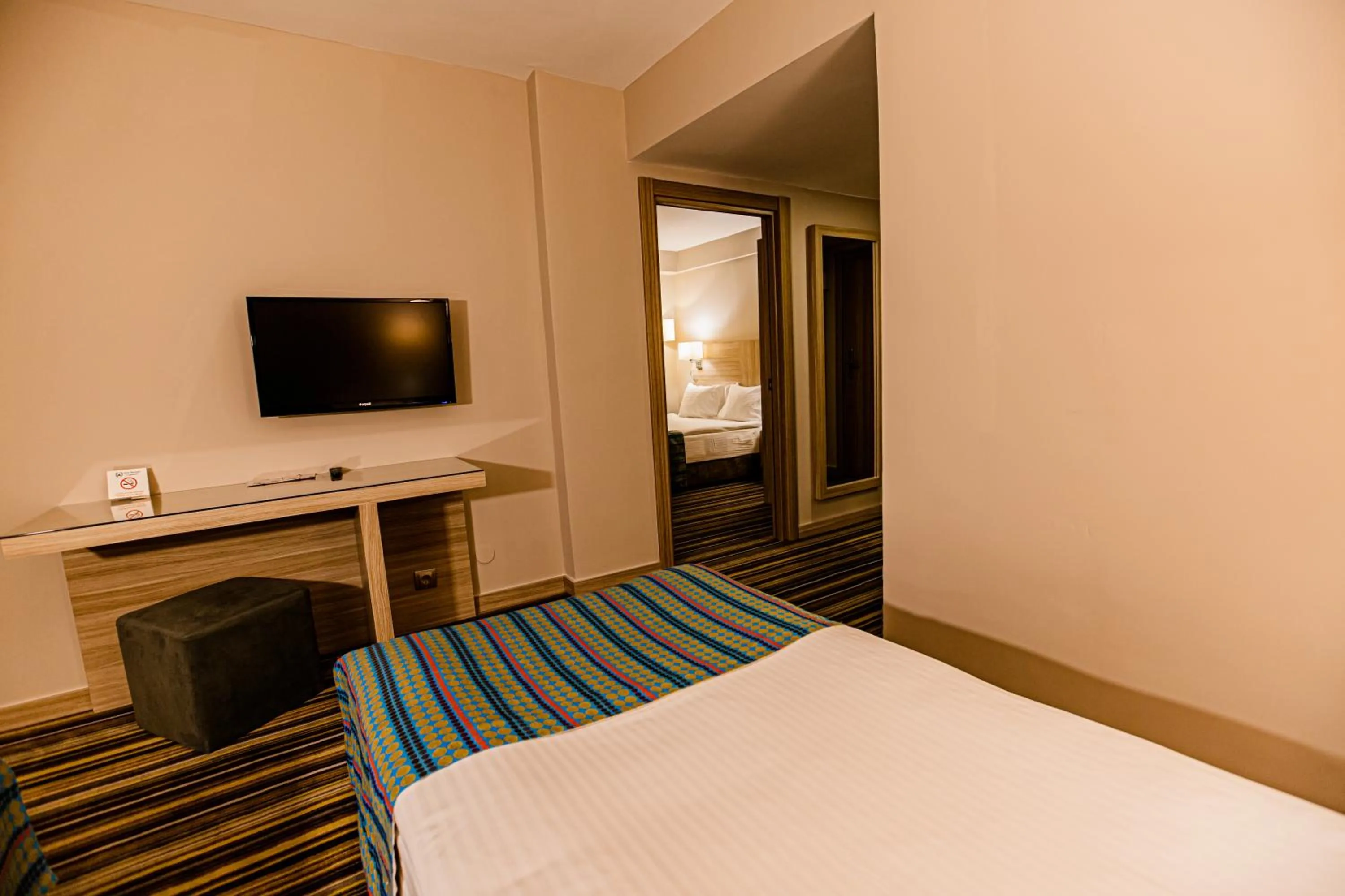 Bed in Mustafa Cappadocia Resort