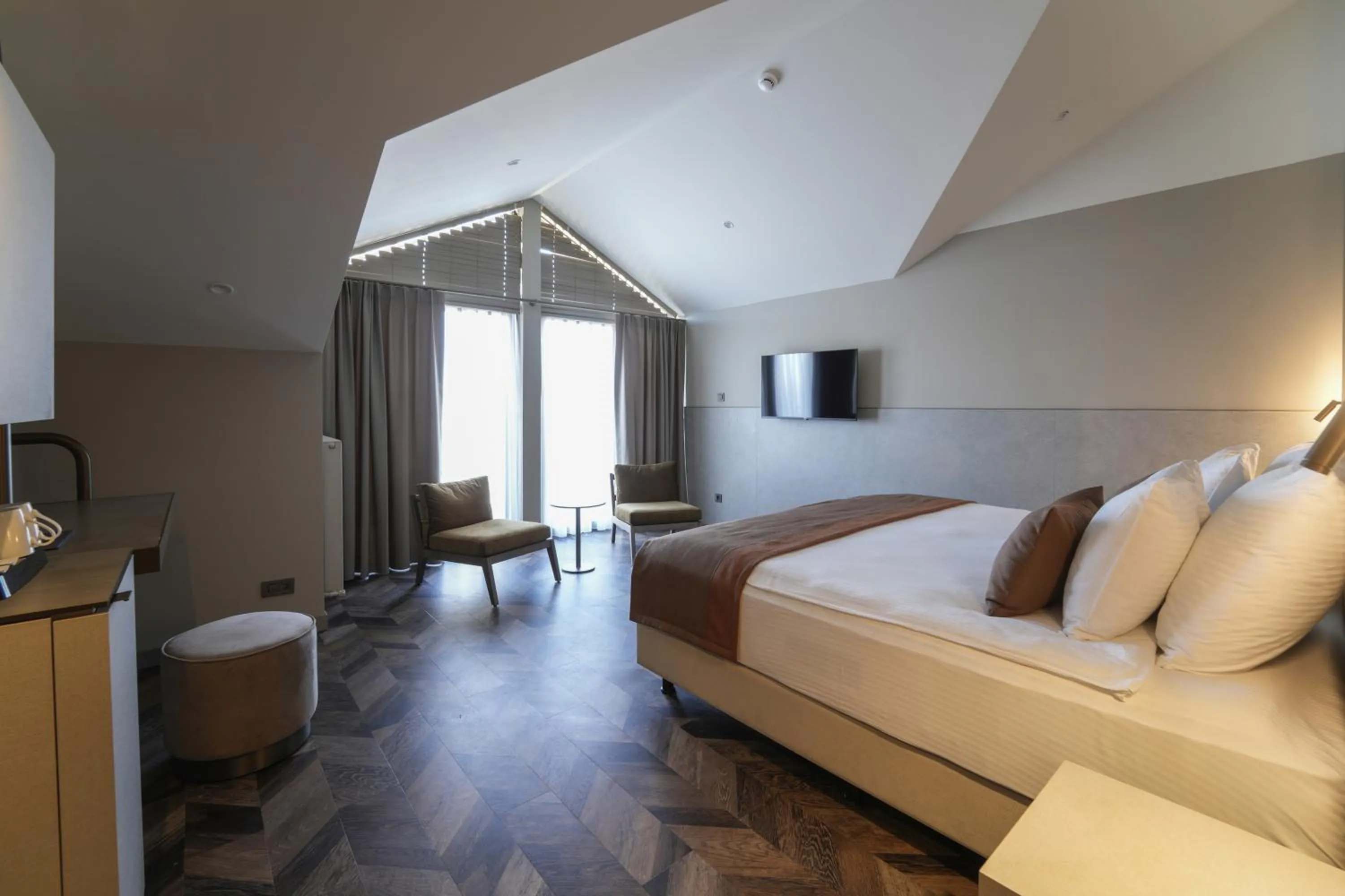 Bed in Mustafa Cappadocia Resort