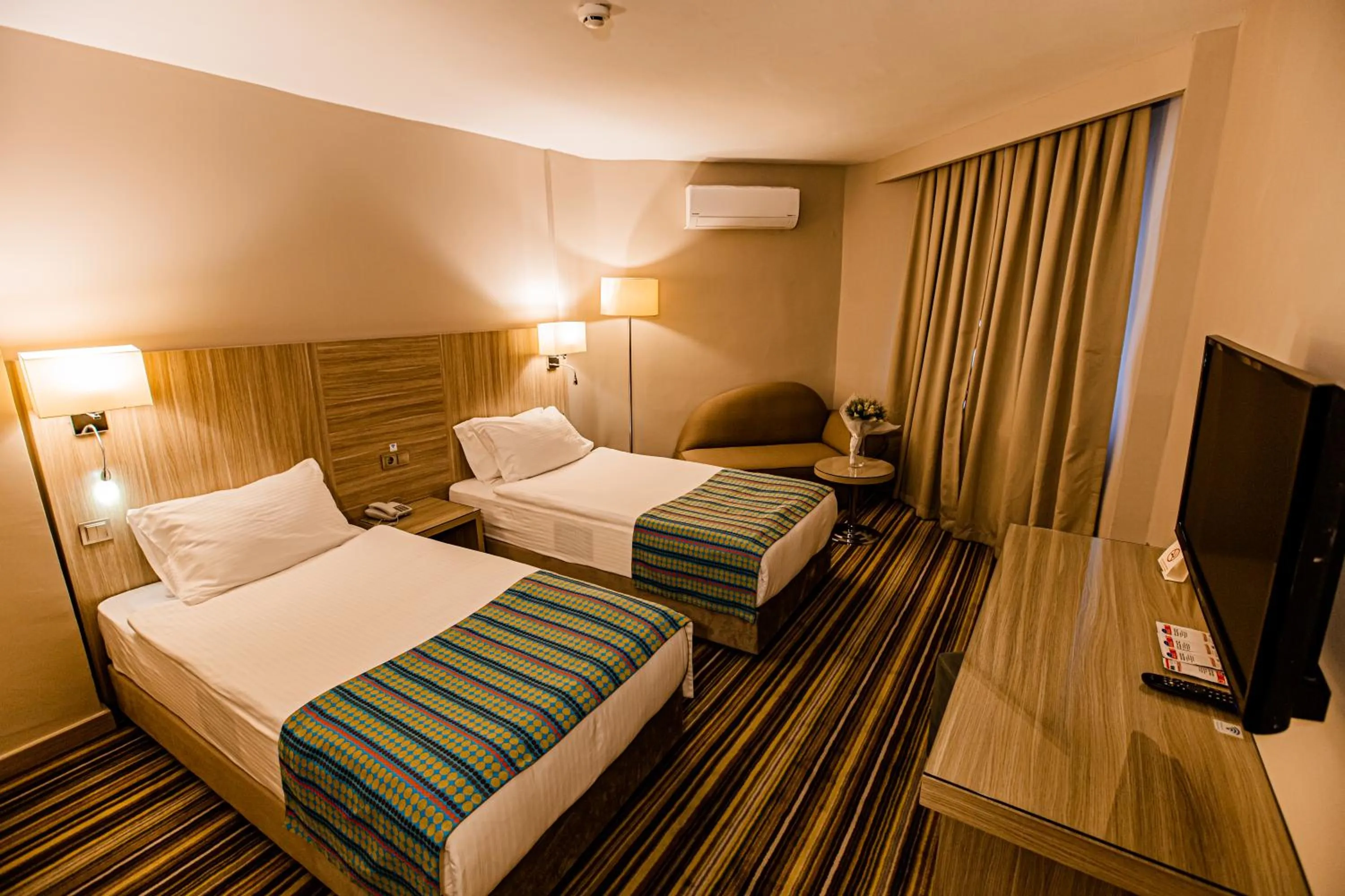 Bed in Mustafa Cappadocia Resort