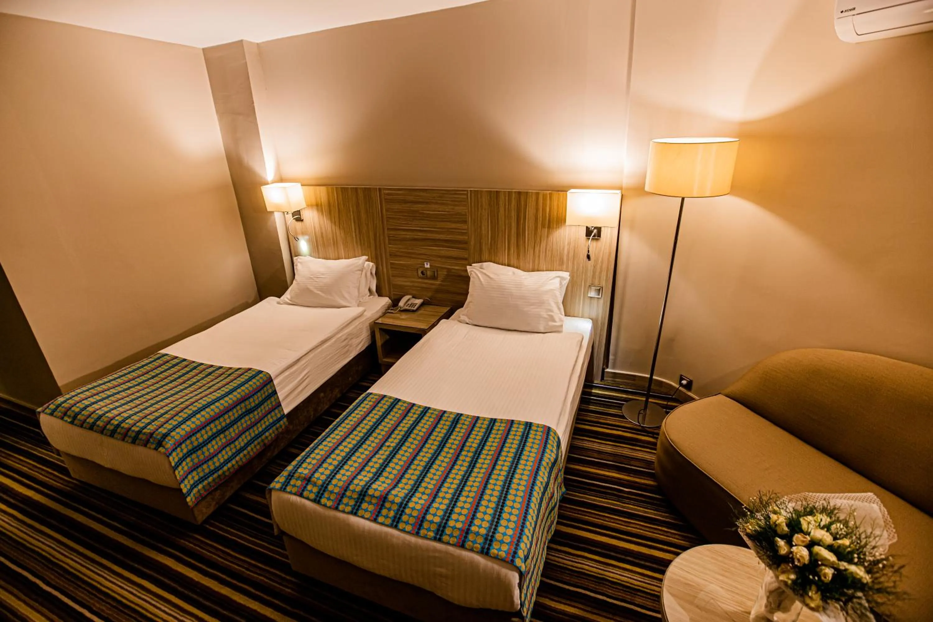 Bed in Mustafa Cappadocia Resort