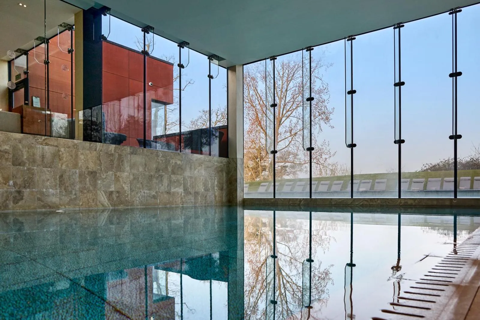 Swimming pool in Ockenden Manor Hotel & Spa