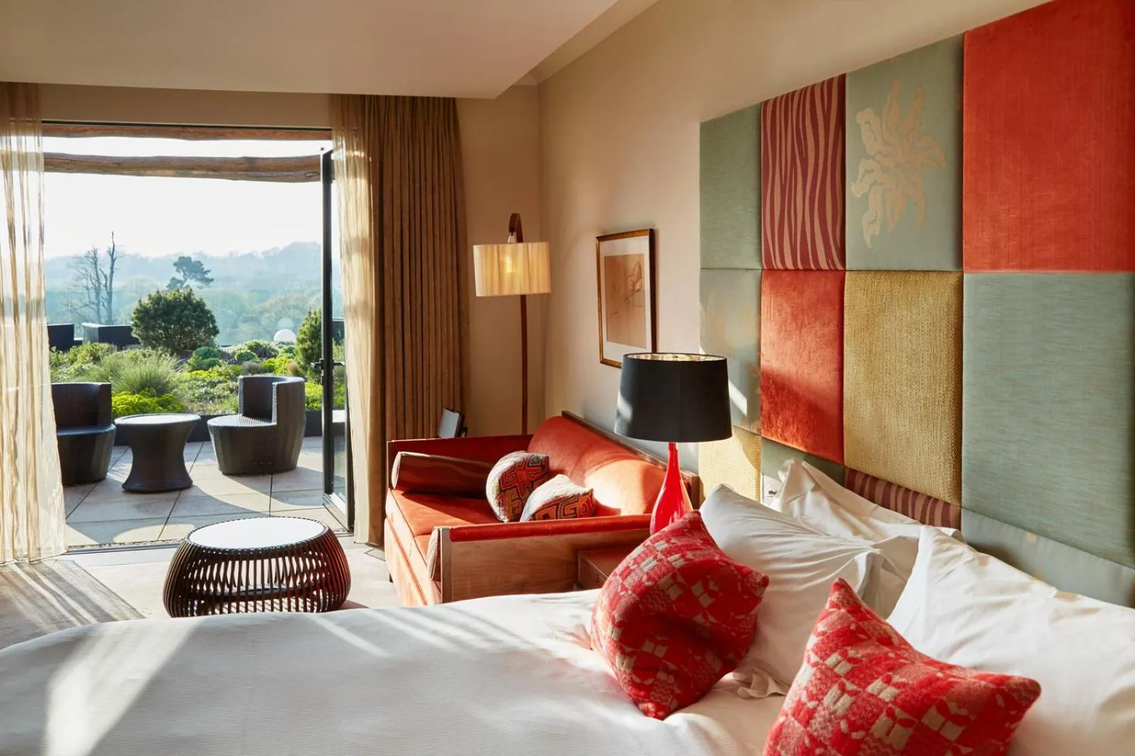 Bedroom, Bed in Ockenden Manor Hotel & Spa