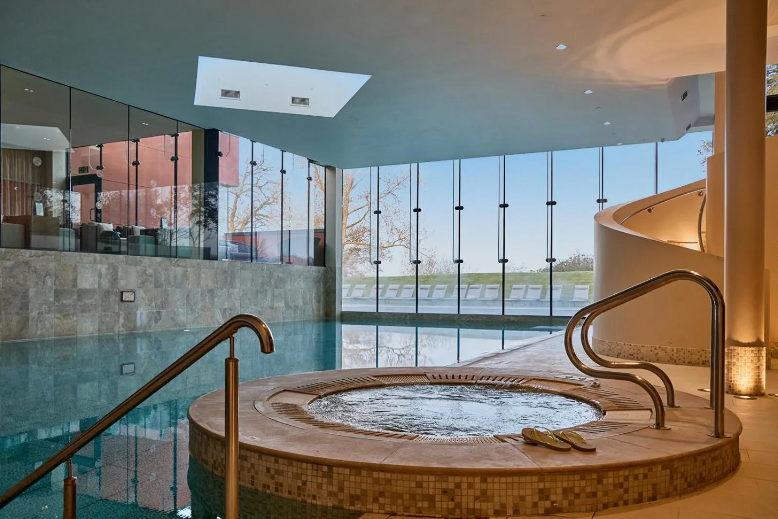 Swimming pool in Ockenden Manor Hotel & Spa