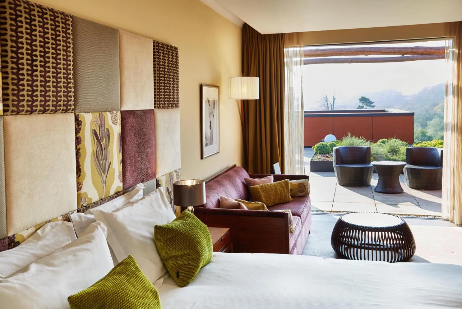 Bedroom, Bed in Ockenden Manor Hotel & Spa