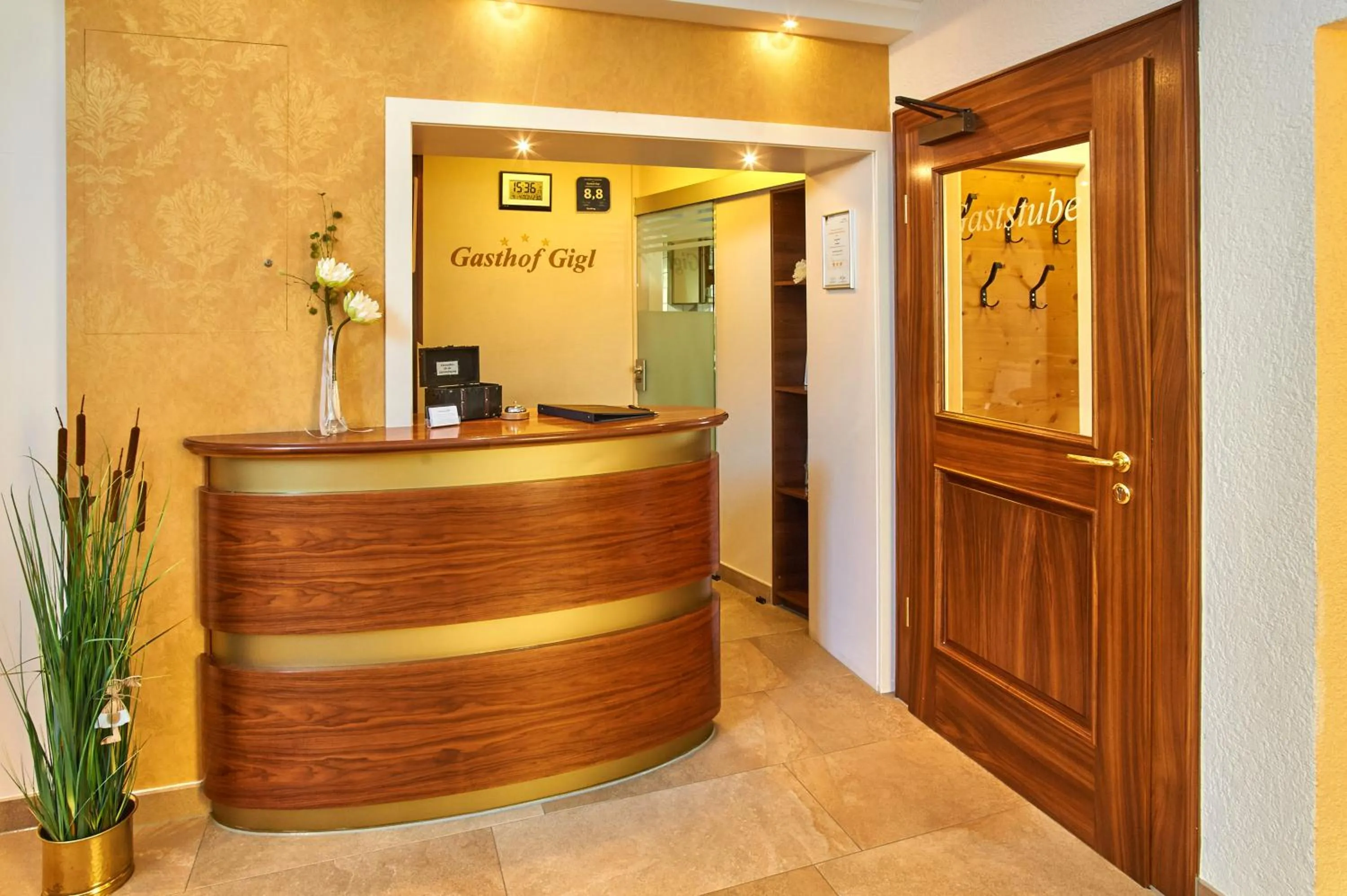 Lobby or reception in Gasthof Gigl