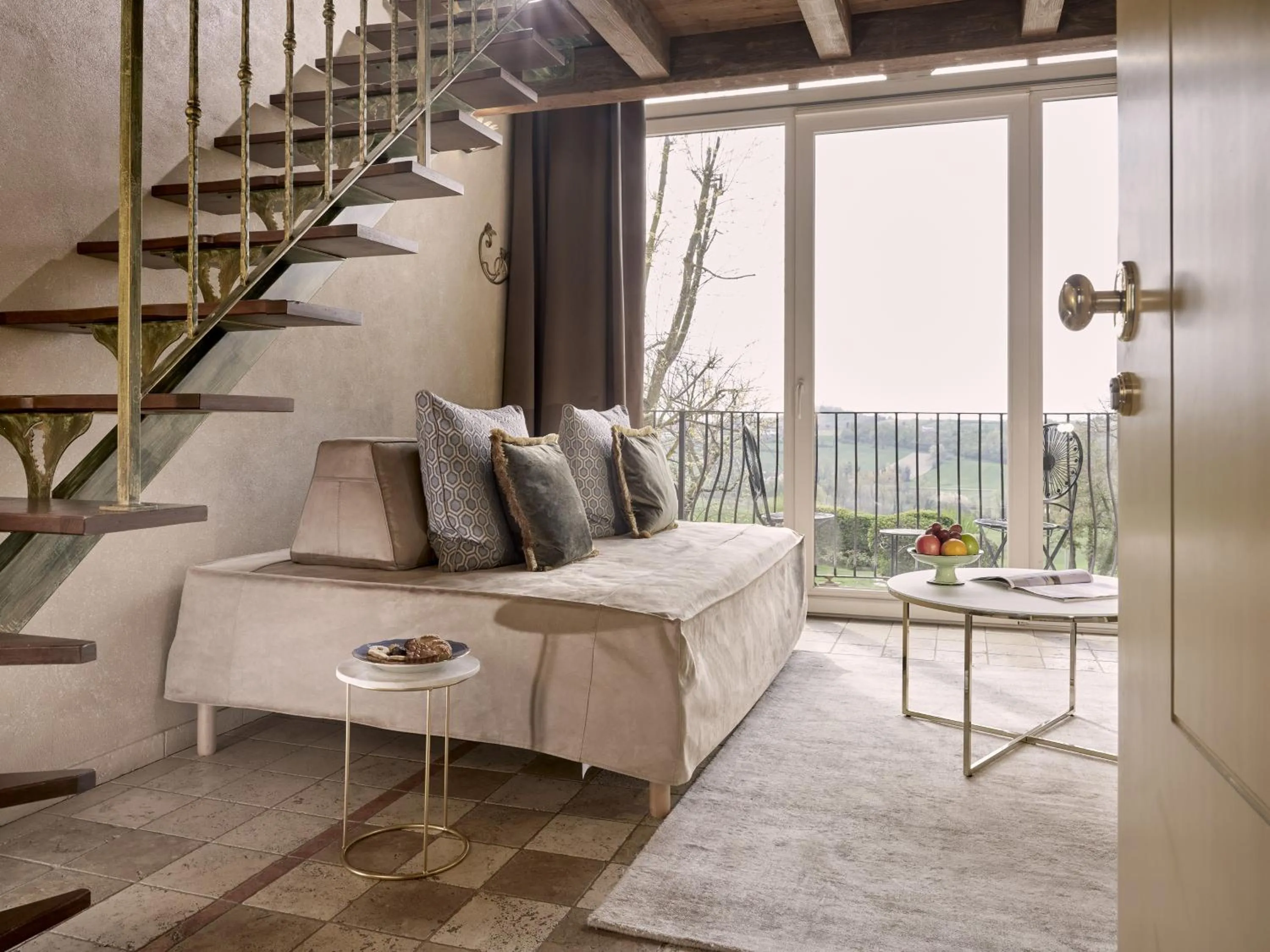 Balcony/Terrace in Tenuta Montemagno Relais & Wines