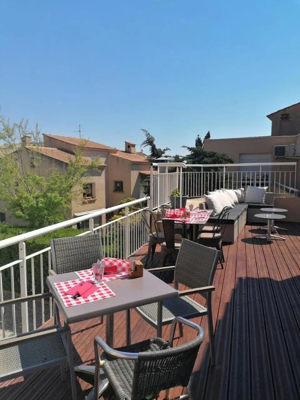 Balcony/Terrace in Hotel Restaurant L'Escale