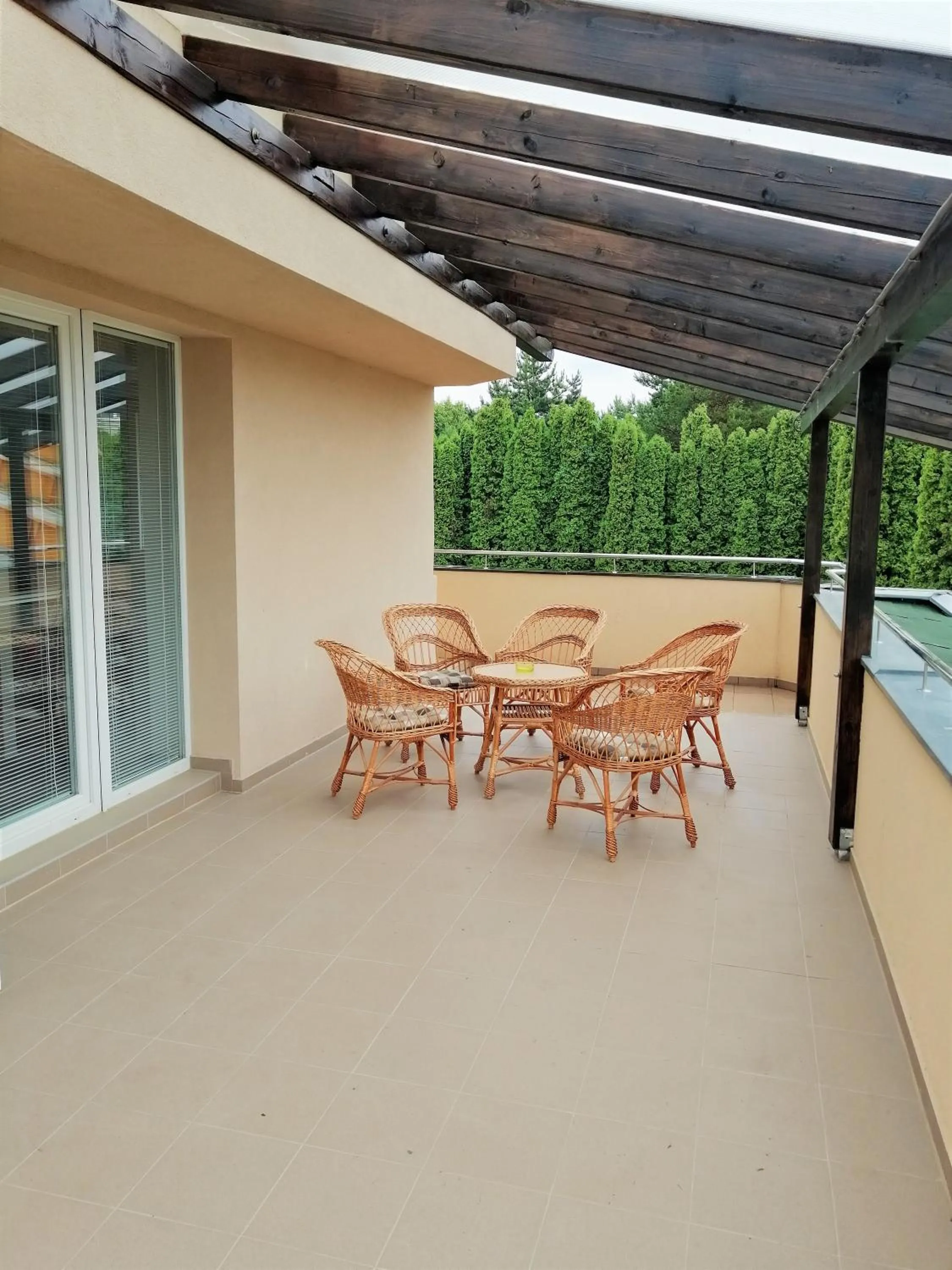 Balcony/Terrace in Penzion Adriana