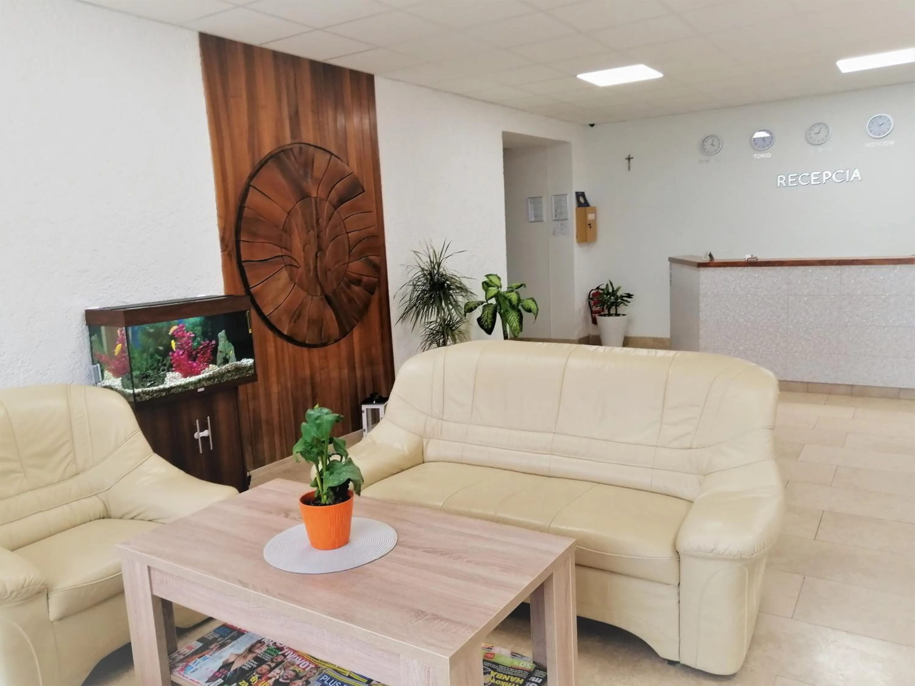 Lobby or reception in Penzion Adriana