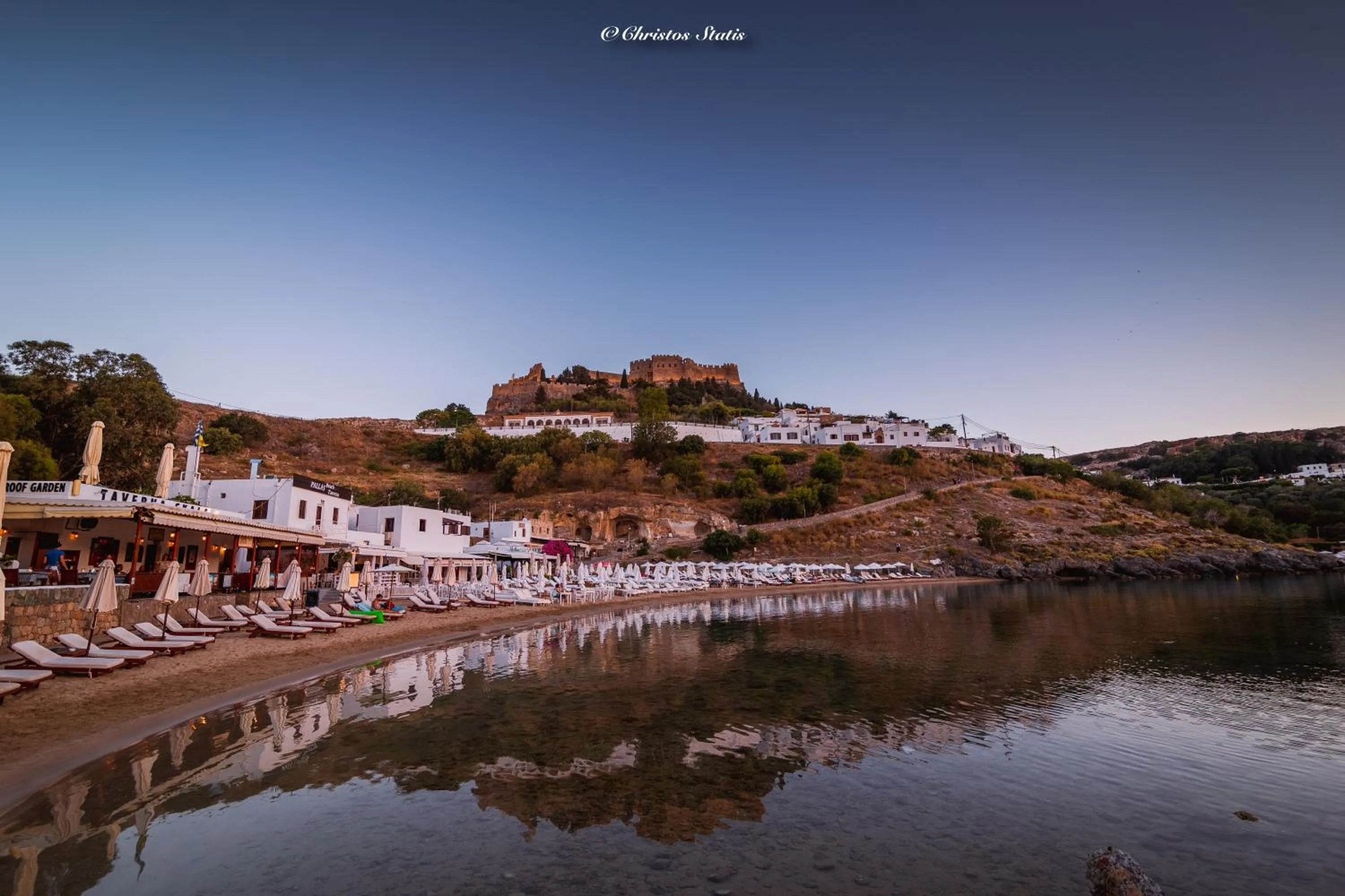 Natural landscape in Lindos Shore Boutique Villa with sea view