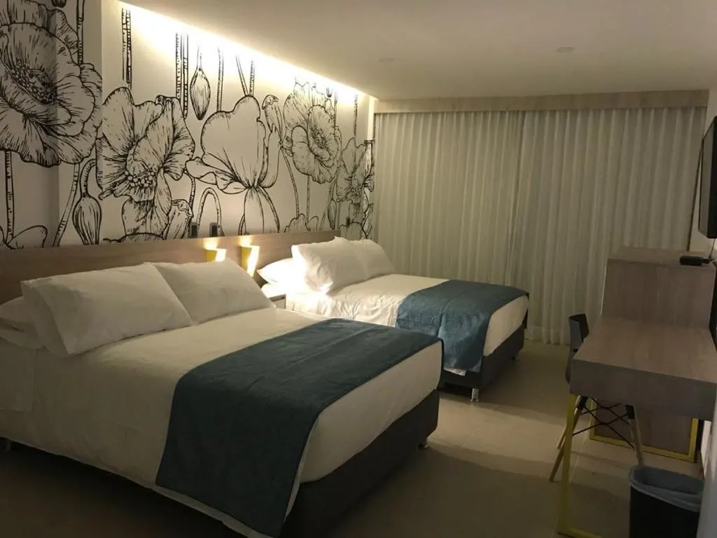 Bed in Hotel Karmel