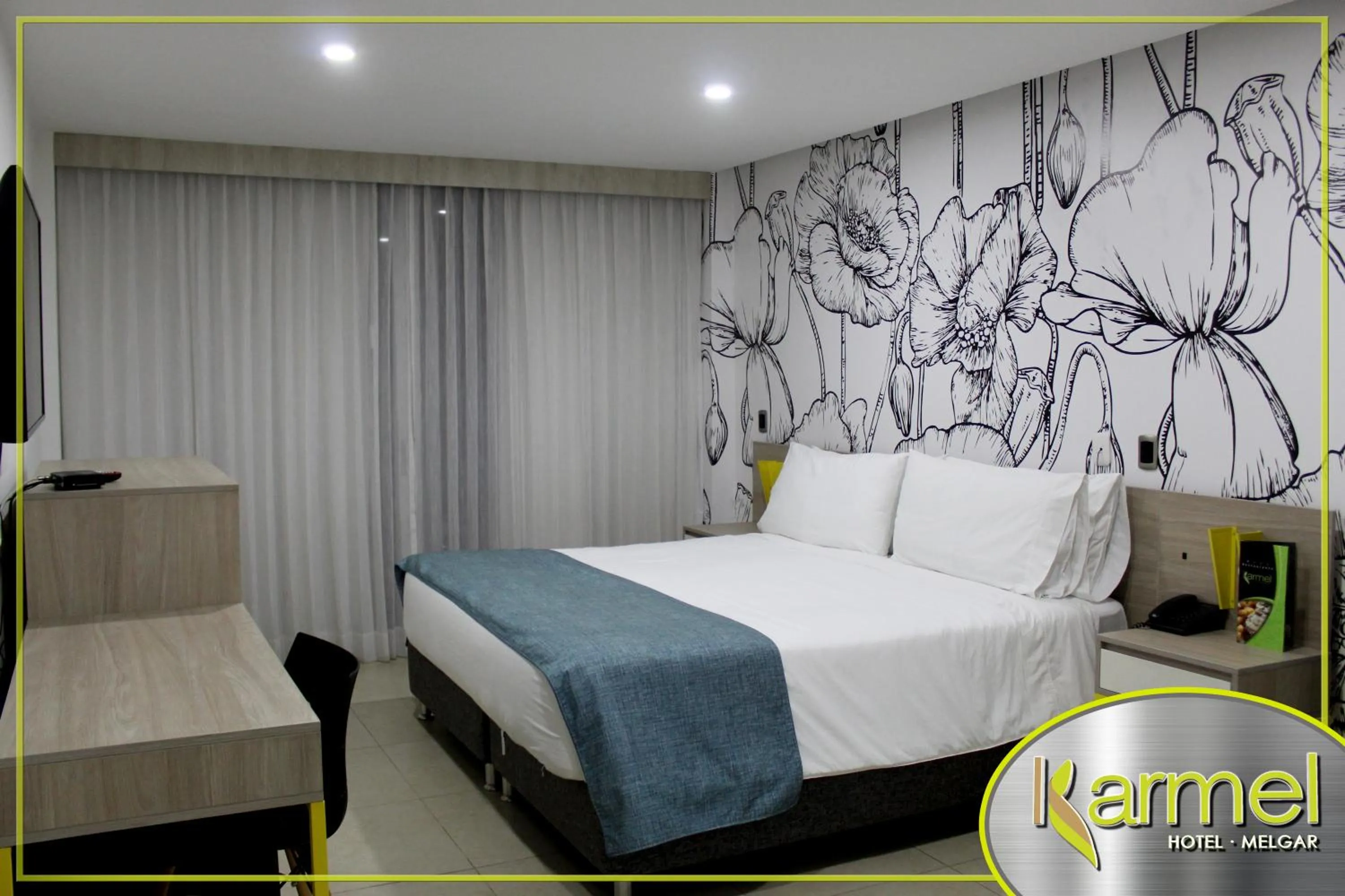 Bedroom, Bed in Hotel Karmel
