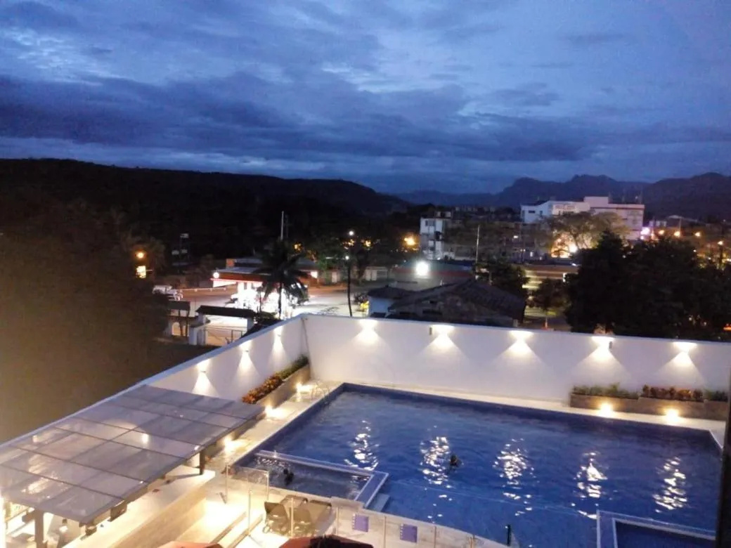 Pool view in Hotel Karmel