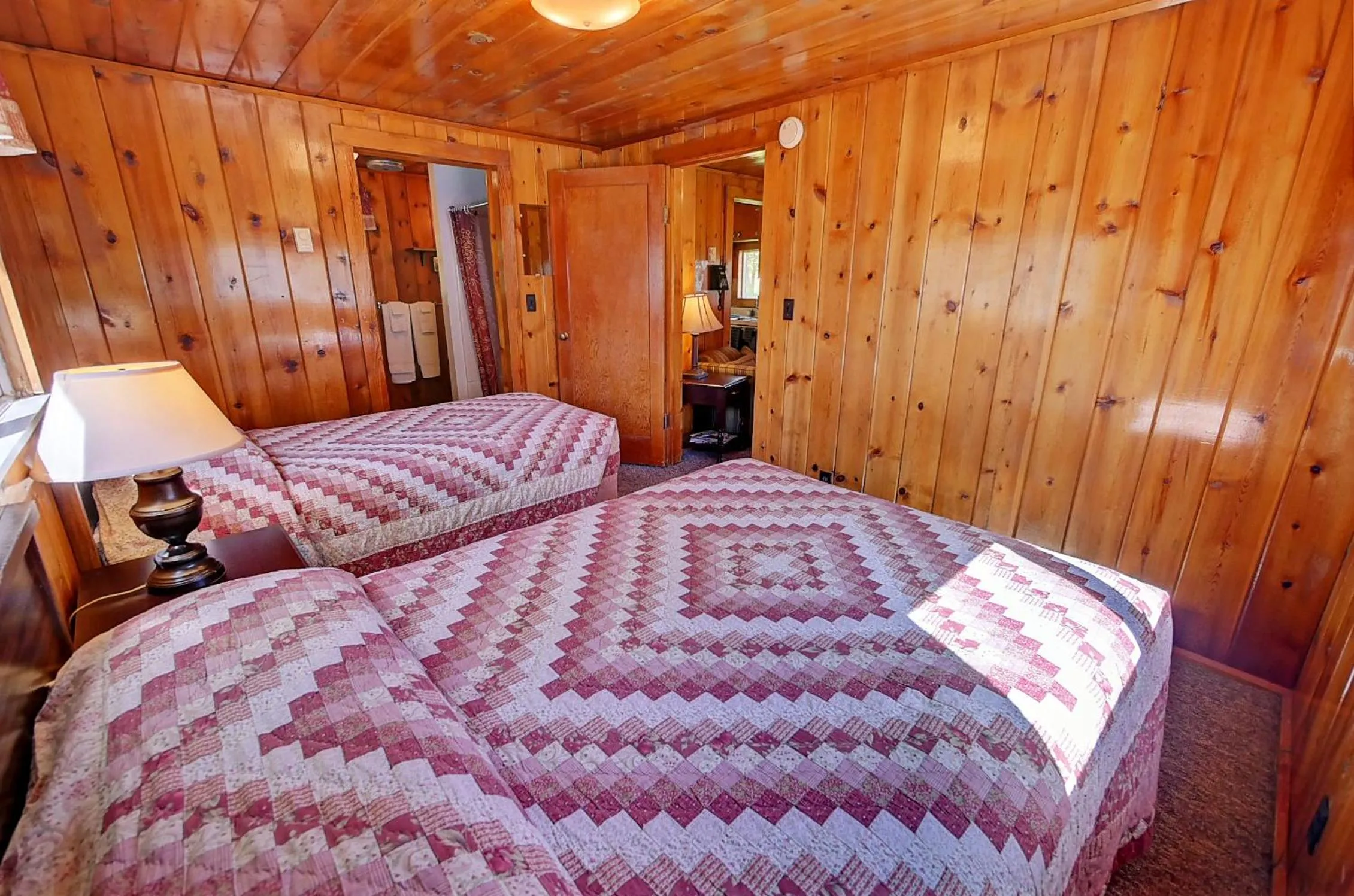 Bed in Idle A While Cabins