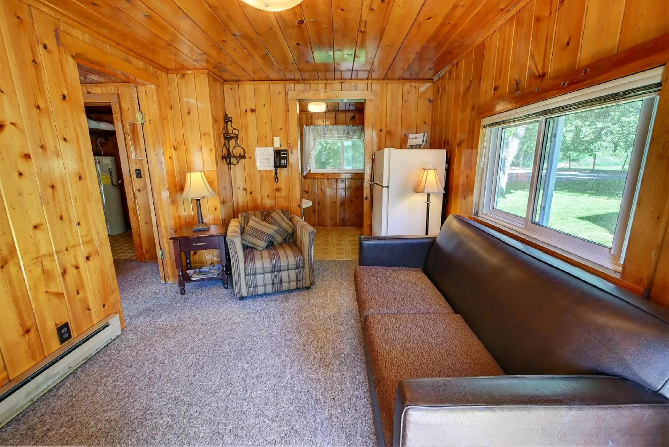 Living room in Idle A While Cabins