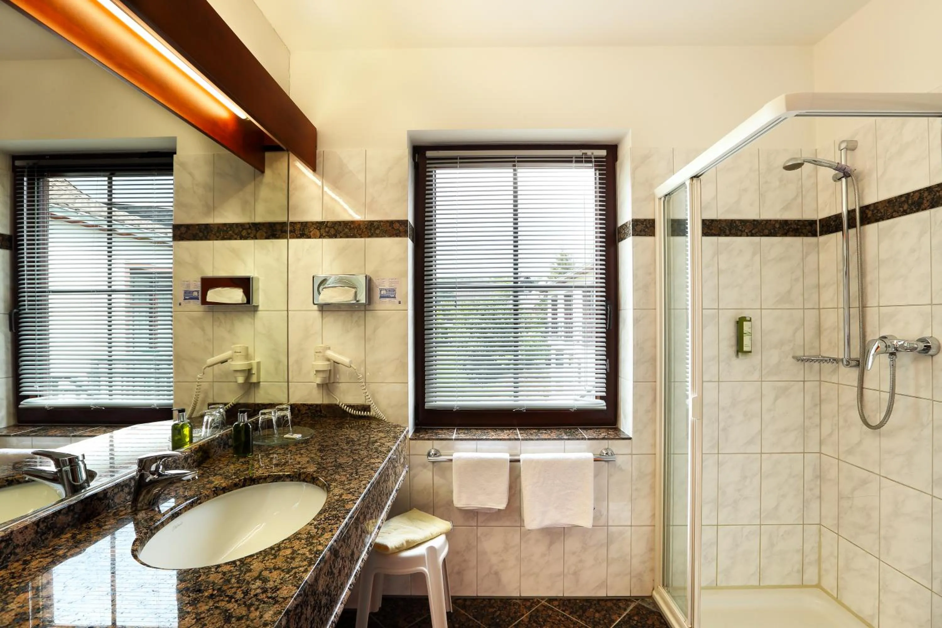 Bathroom in Hotel Freihof