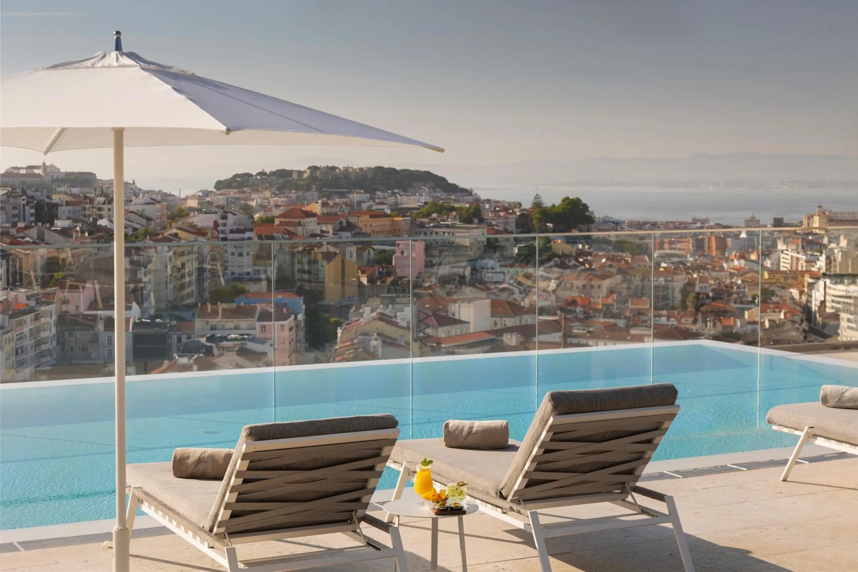 Pool view in EPIC SANA Marquês Hotel