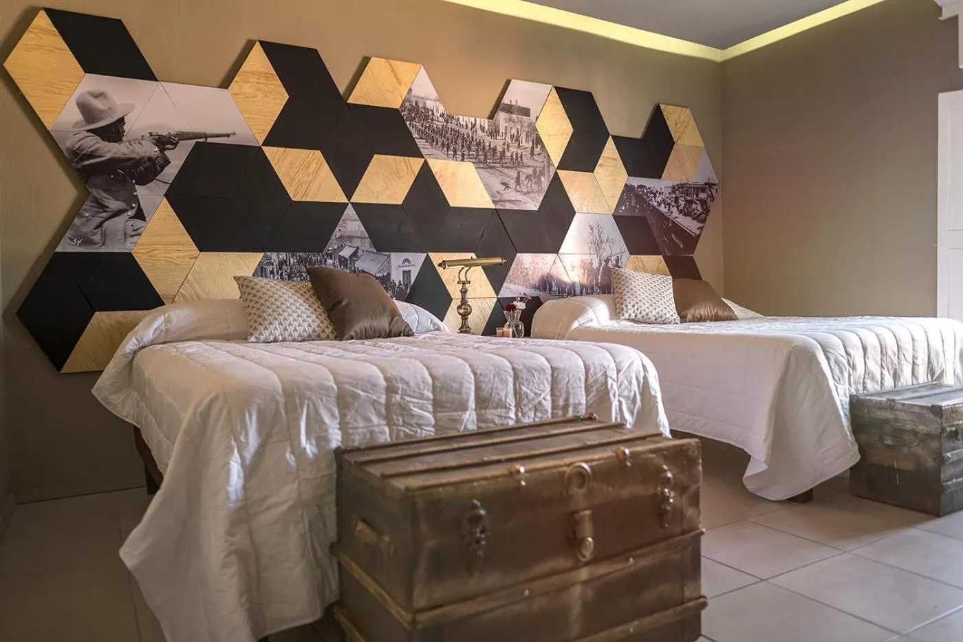 Bed in Doroteo Hotel Boutique