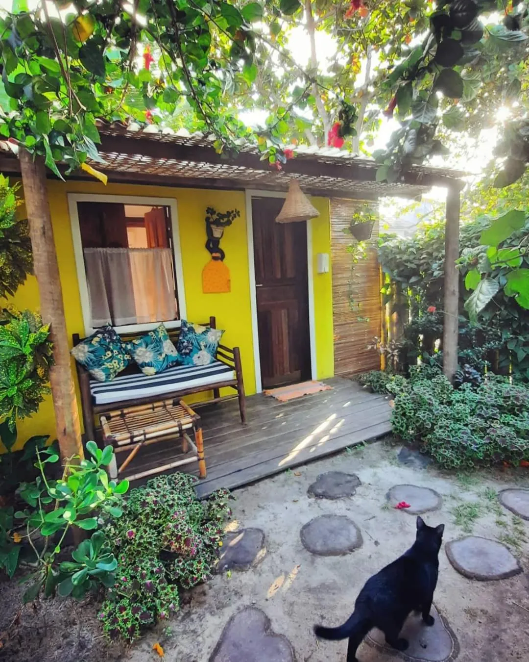 Balcony/Terrace in Hospedaria Caraíva