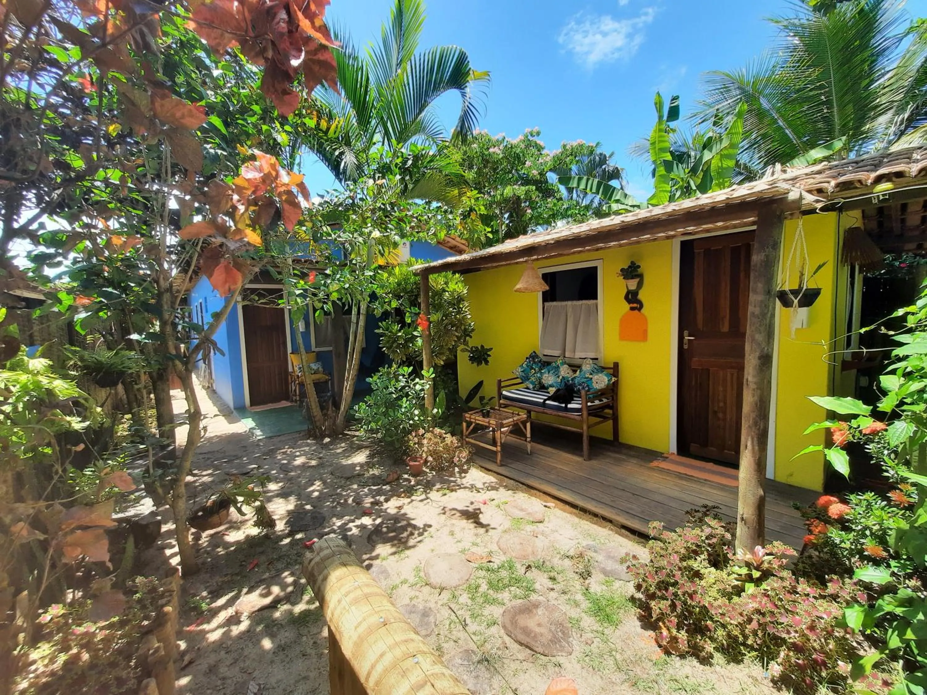 Patio in Hospedaria Caraíva