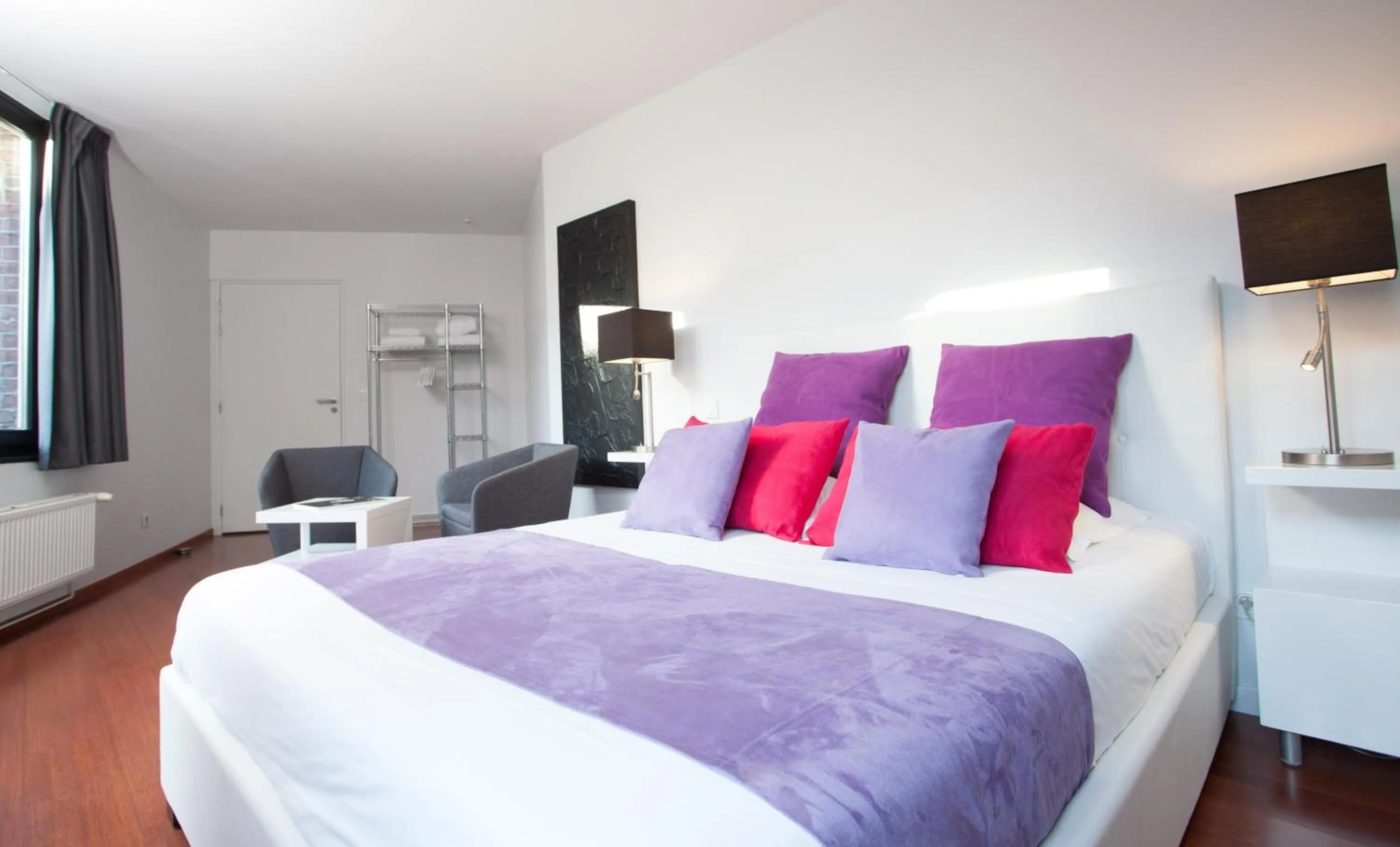 Bedroom, Bed in L'Esplanade Lille