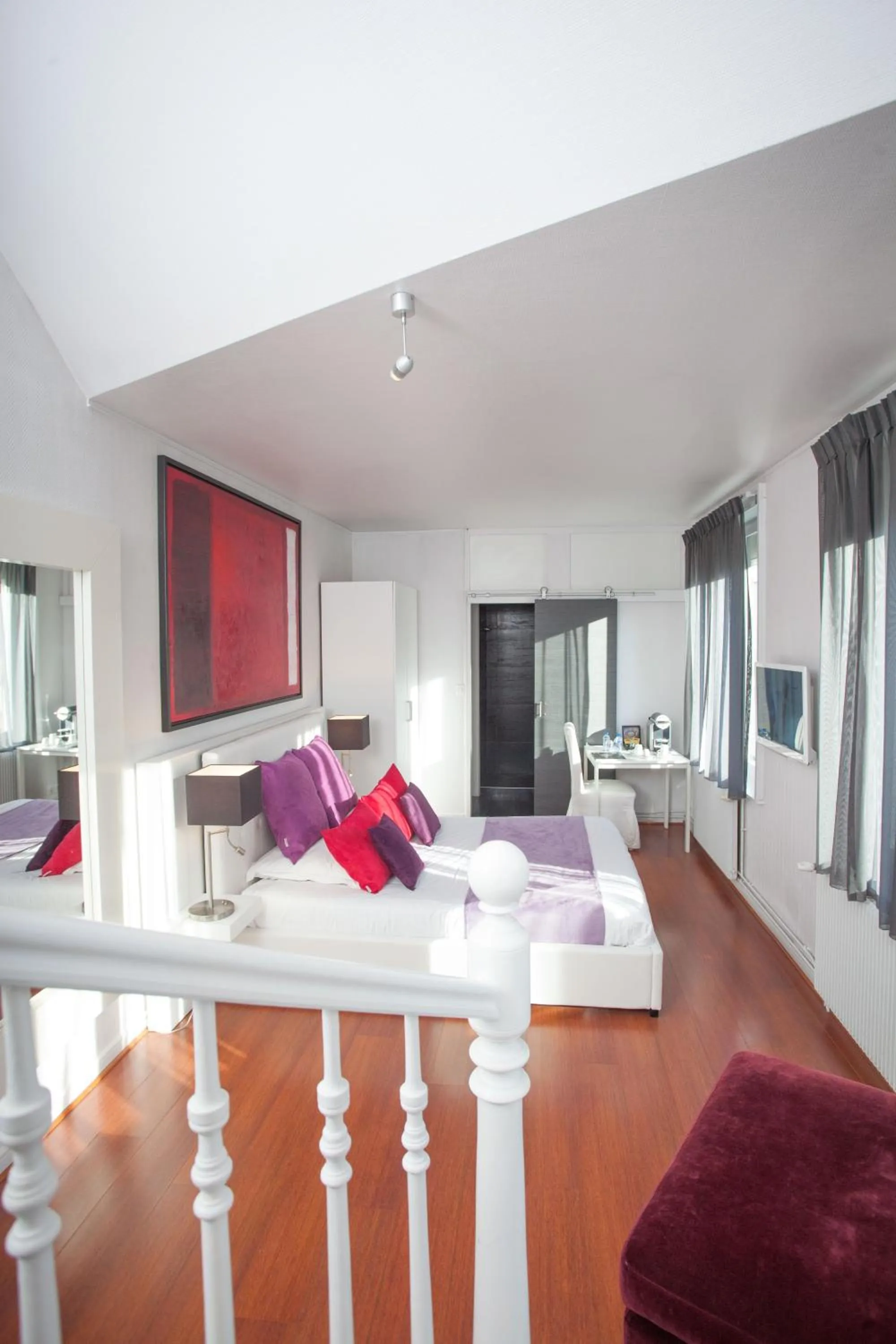 Bedroom, Bed in L'Esplanade Lille