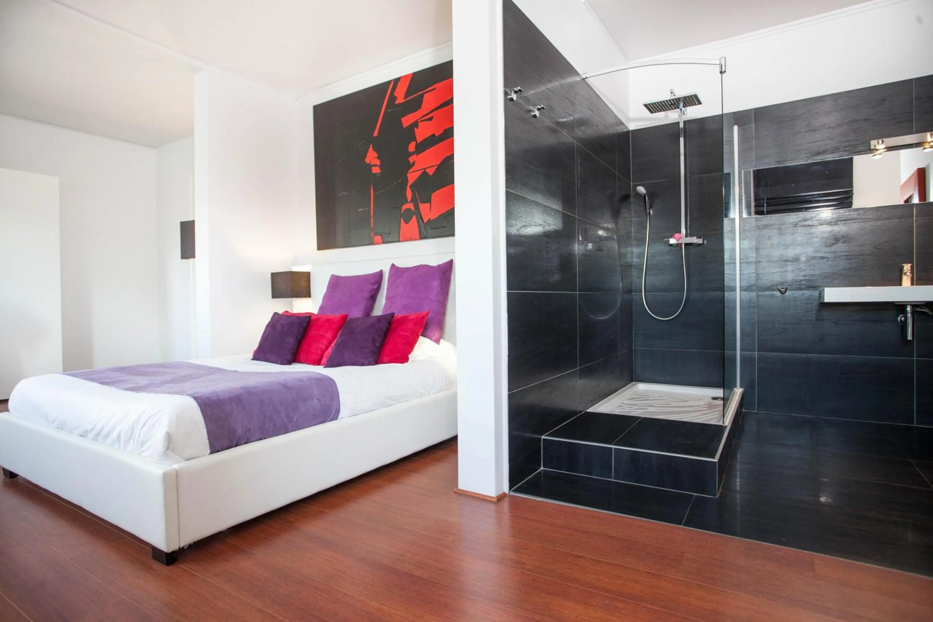 Bedroom, Bed in L'Esplanade Lille