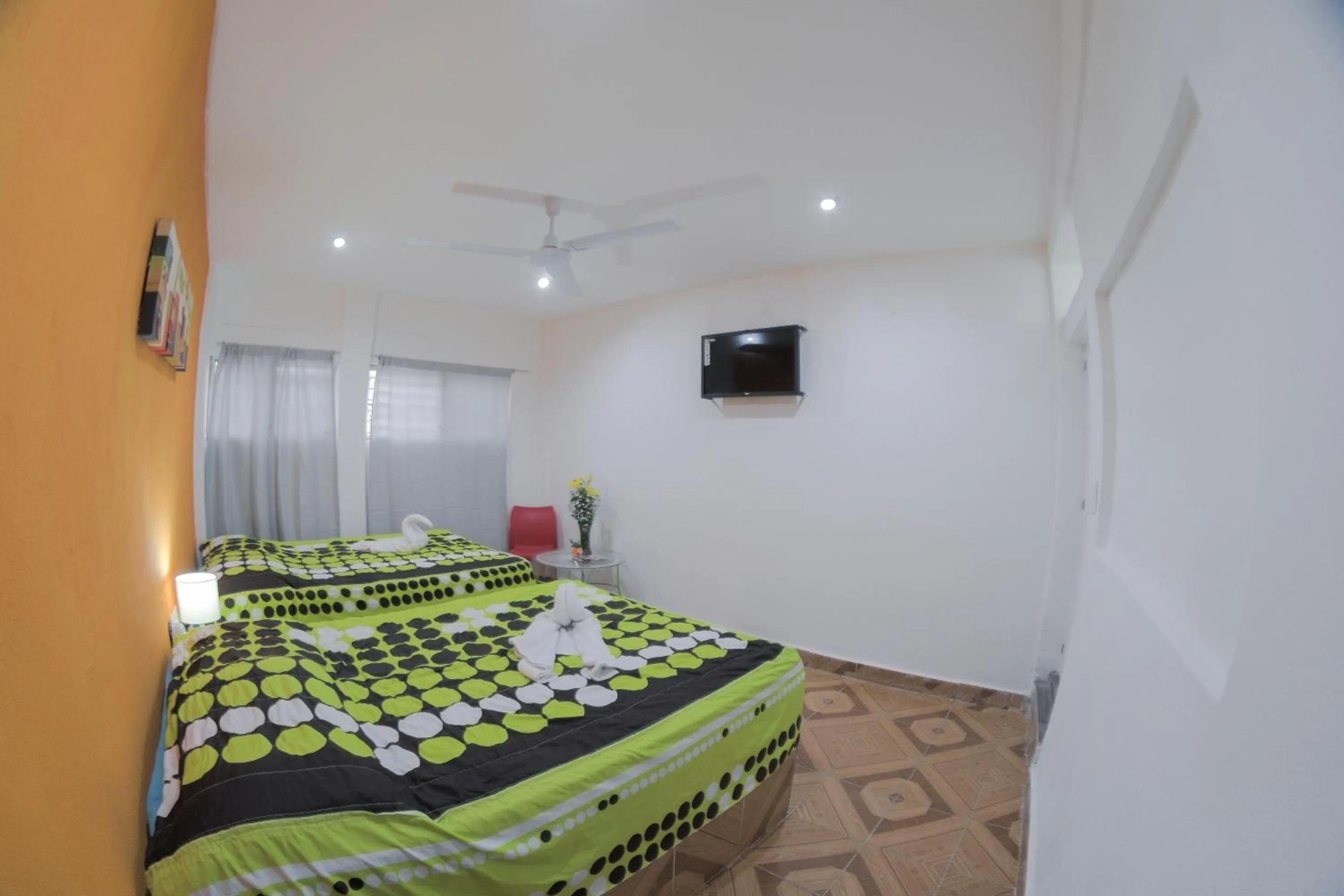 Bed in Hotel San Carlos