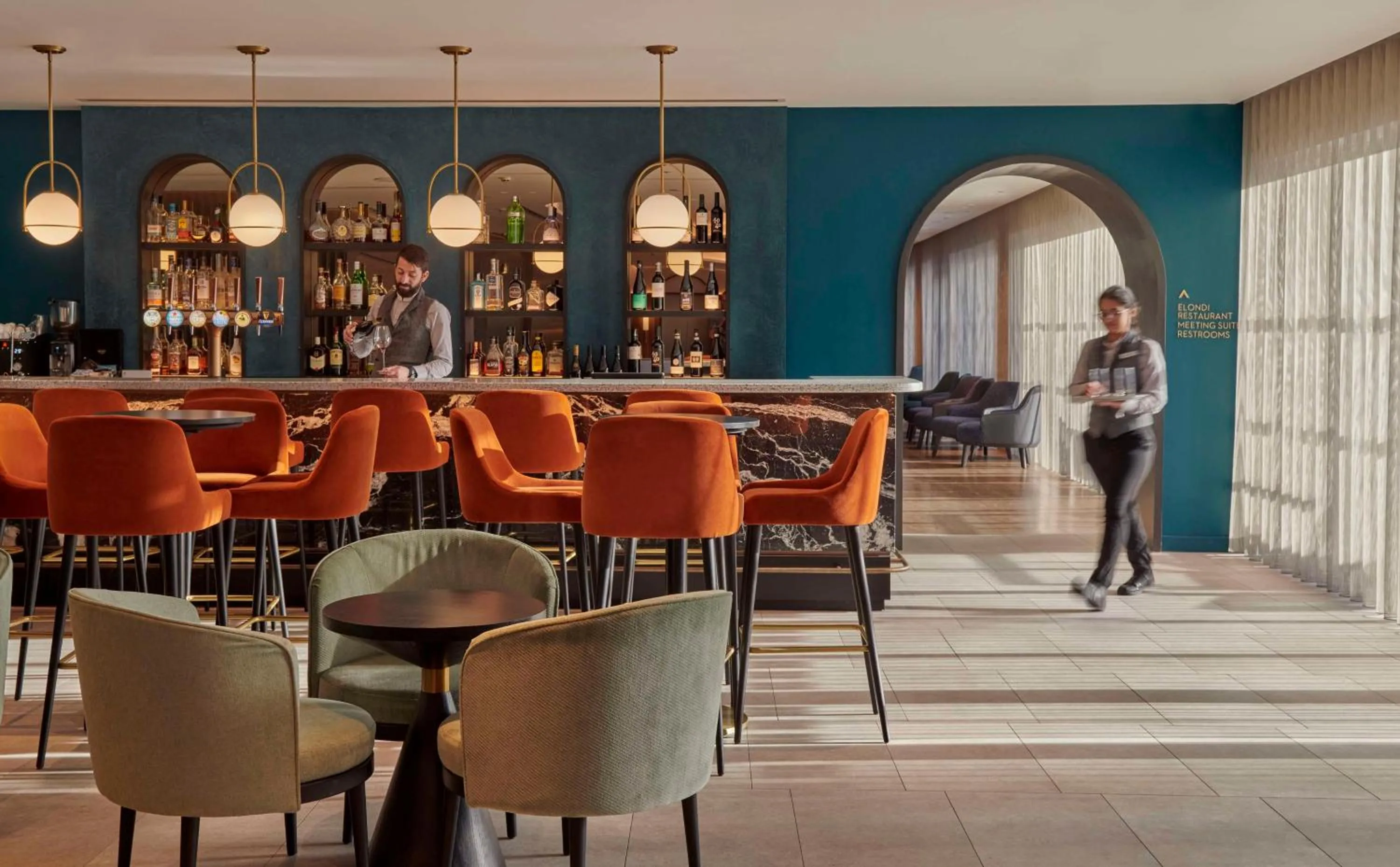 Lounge or bar in Hyatt House London Stratford - Aparthotel