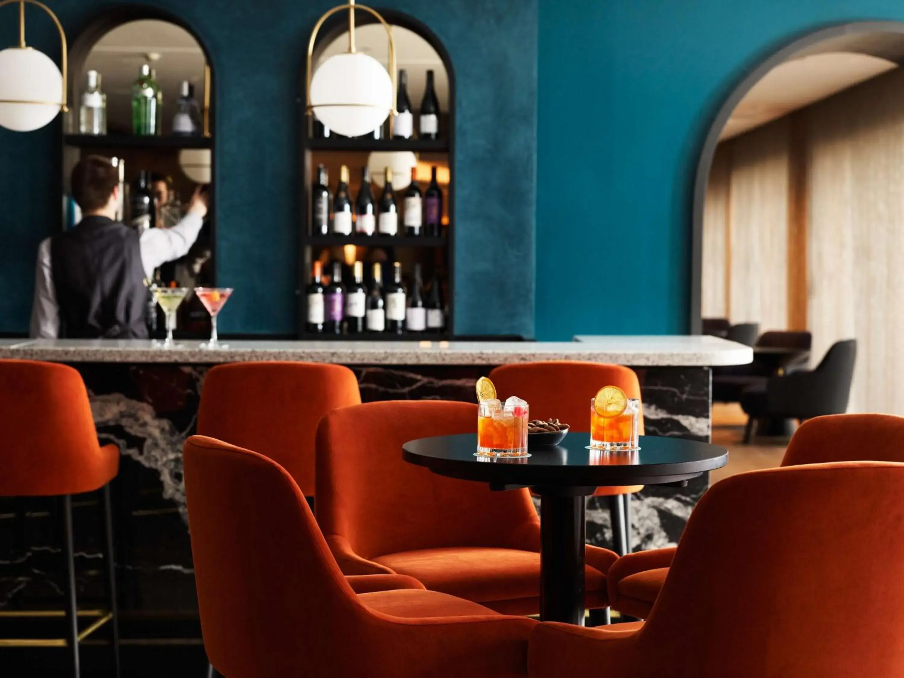 Lounge or bar in Hyatt House London Stratford - Aparthotel Lounge or bar in Hyatt House London Stratford - Aparthotel